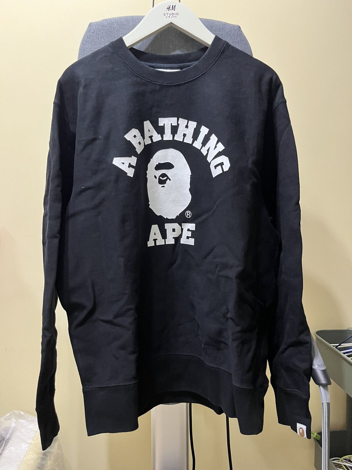 Bape Bape classic college sweatshirts Size US L / EU 52-54 / 3 - 1 Thumbnail
