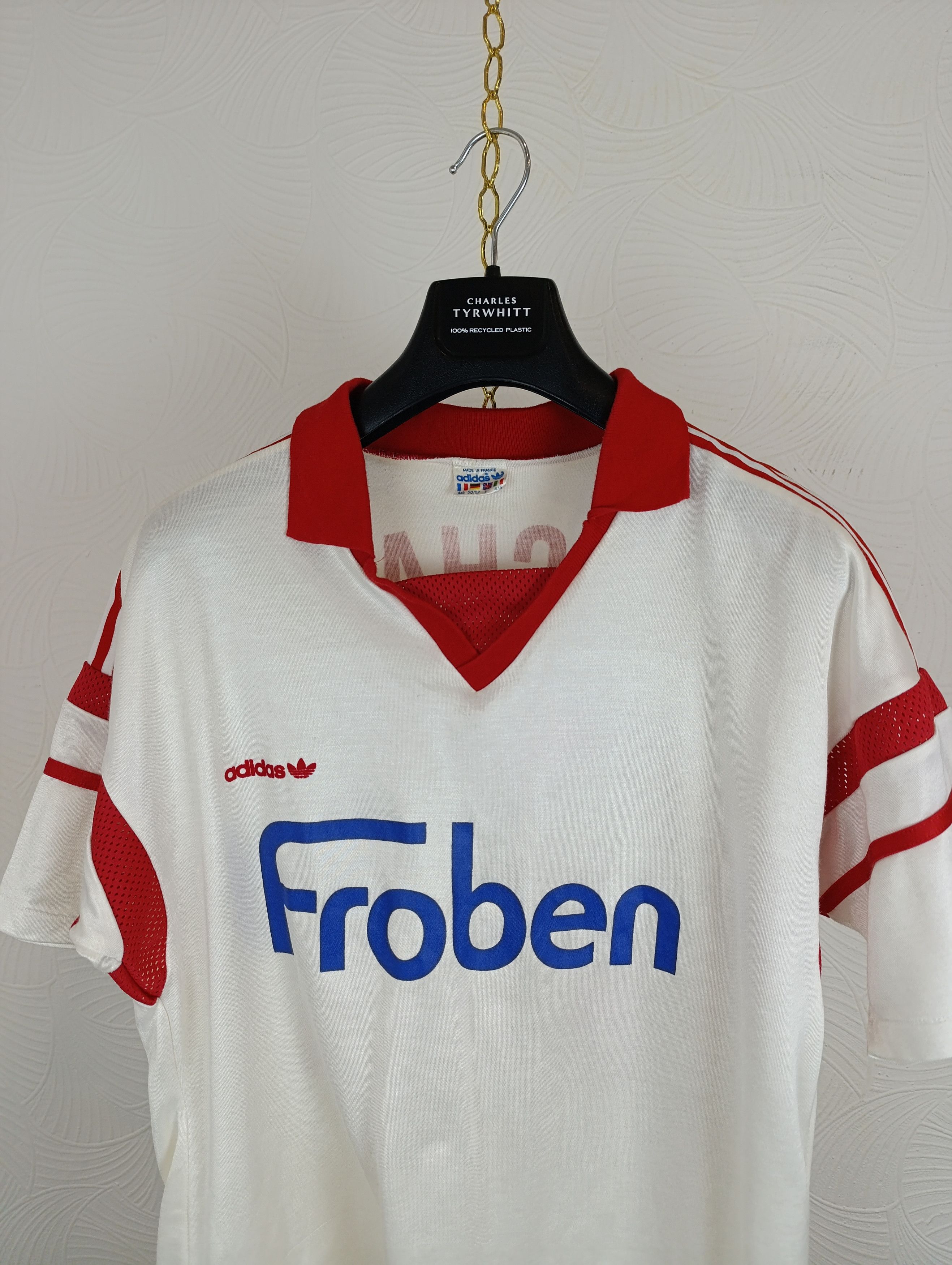 Adidas ADIDAS VENTEX VINTAGE NEUCHATEL WHITE 1988/1990 SHIRT #14 Size US L / EU 52-54 / 3 - 3 Thumbnail
