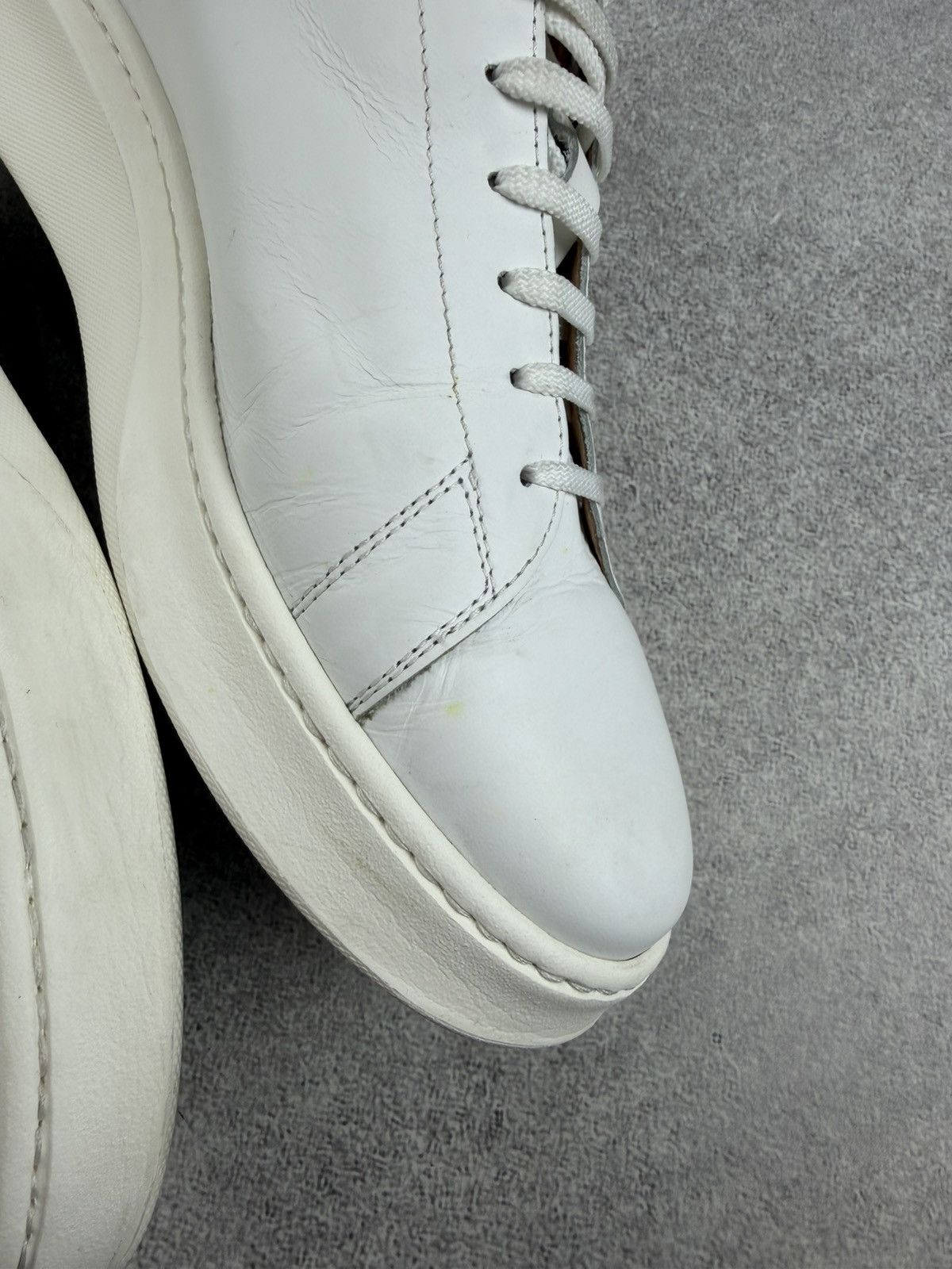 Eleventy Eleventy White Leather Sneakers Men’s Size 43 Size US 10 / EU 43 - 7 Thumbnail
