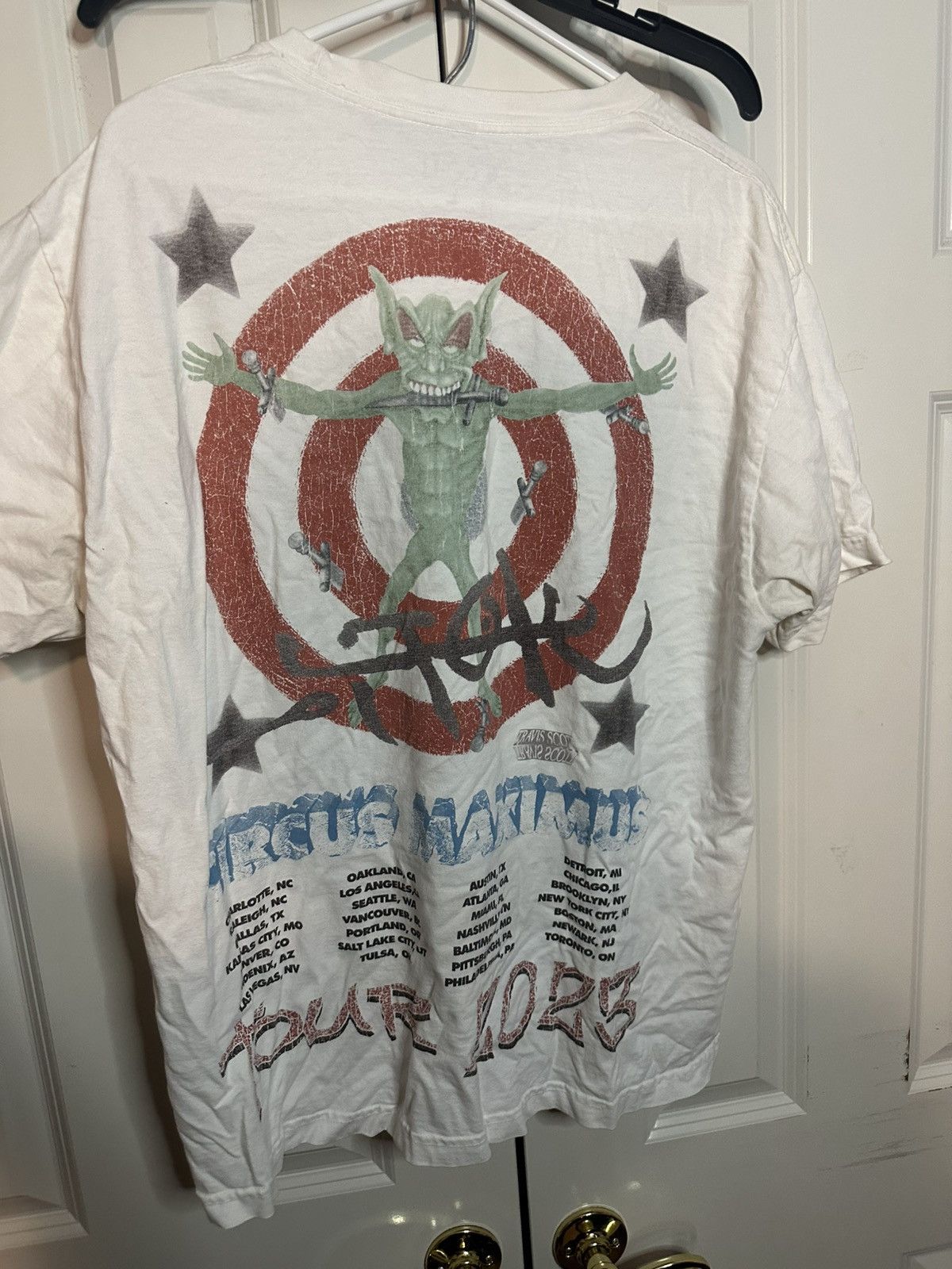 Travis Scott Travis Scott Circus Maximus tour tee Size US L / EU 52-54 / 3 - 2 Thumbnail