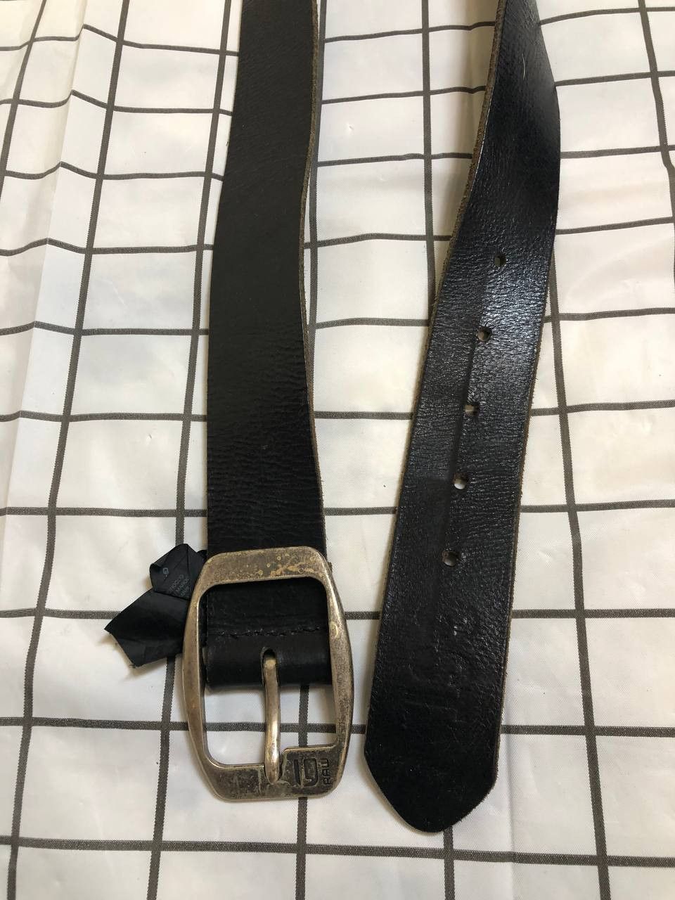 G-Star G-Star Raw Avant Garde Leather Metal Belt Men’s Bronze Size ONE SIZE - 2 Thumbnail