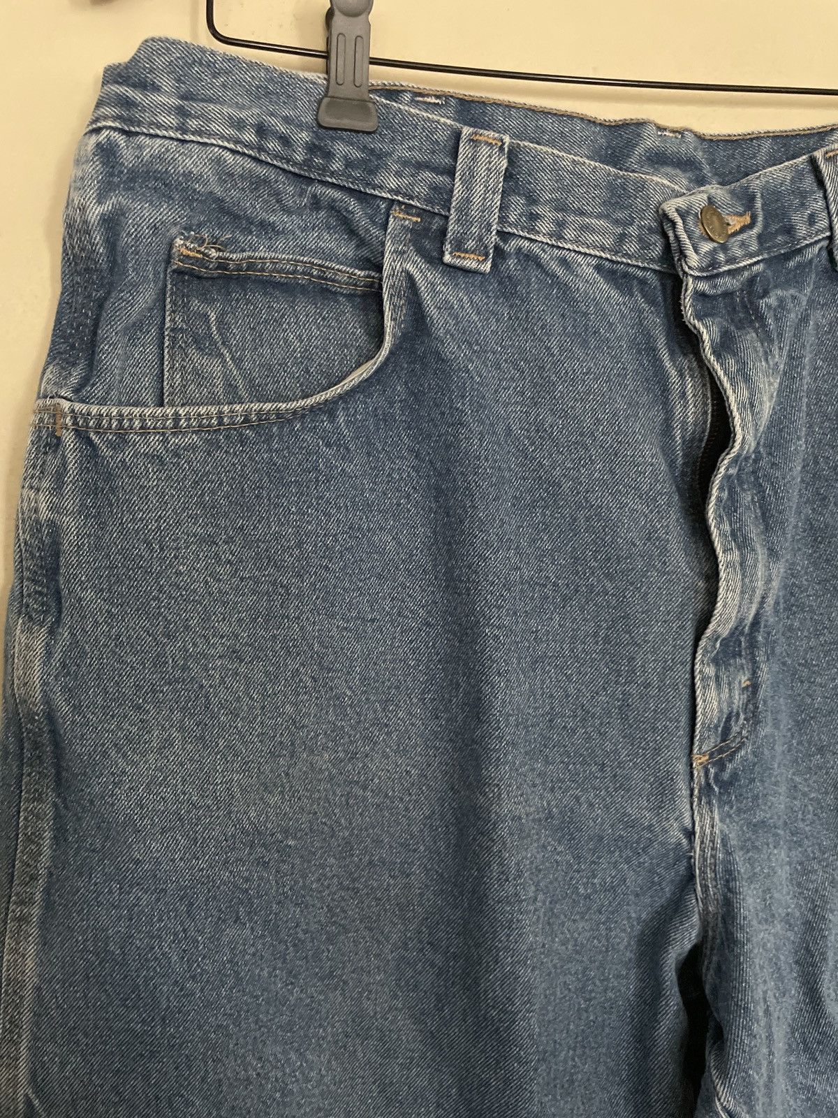 Vintage × Wrangler Wrangler Utility Jean Shorts Men’s Size 38 JORTS Blue Denim Size US 38 / EU 54 - 3 Thumbnail