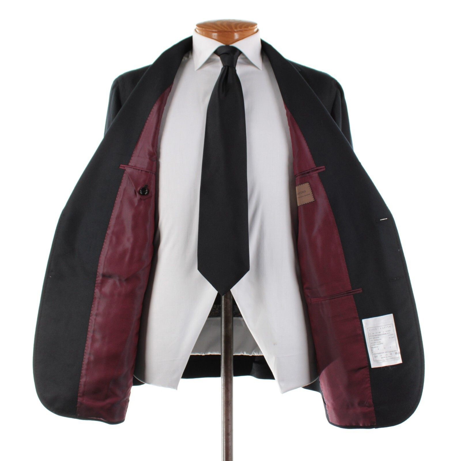 Other Stile Latino Suit Size US 44 Regular in Black Size 44R - 7 Thumbnail