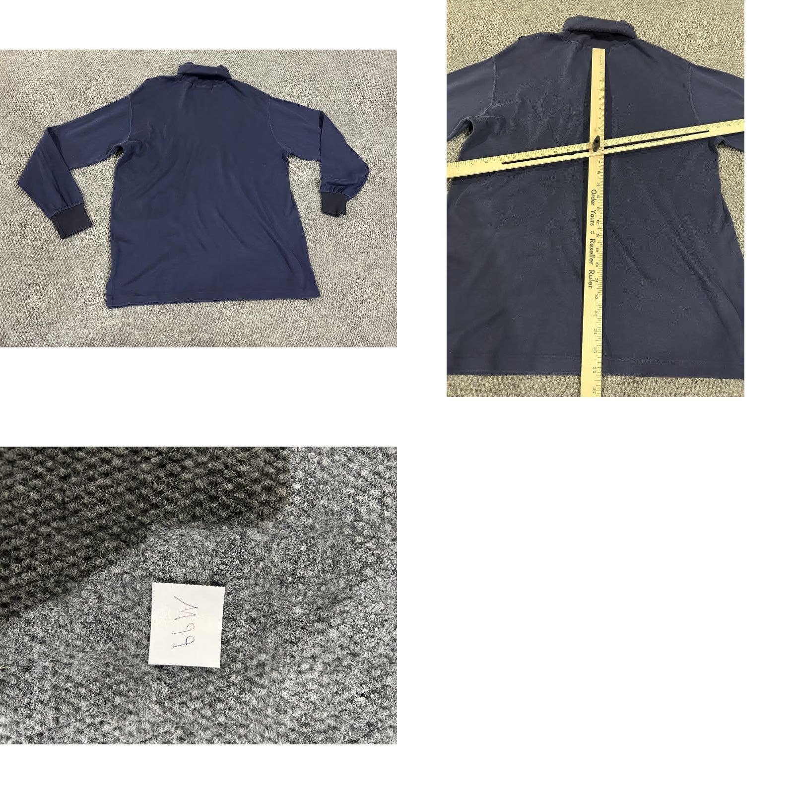 Polo Ralph Lauren Polo Ralph Lauren Sweater Mens XL Navy Turtleneck 100% Cotton Pullover Knit Size US XL / EU 56 / 4 - 8 Thumbnail
