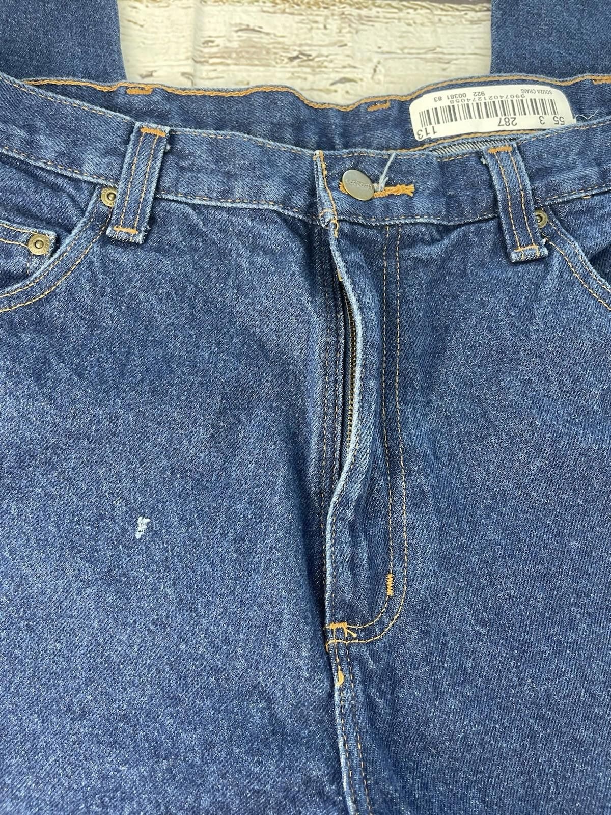 Carhartt Carhatt Dark Denim Men Jeans Size 36/32 Rental Size US 36 / EU 52 - 5 Thumbnail