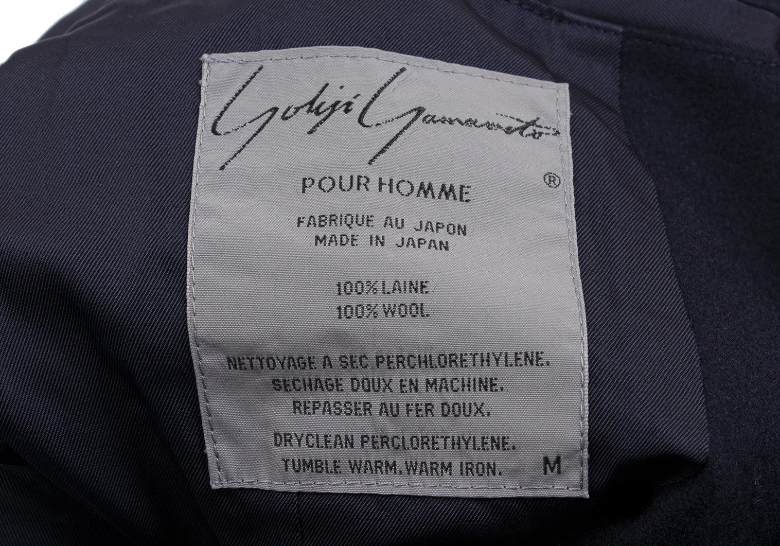 Yohji Yamamoto Yohji Yamamoto Doublure Wool Jacket Navy M Size US M / EU 48-50 / 2 - 18 Thumbnail