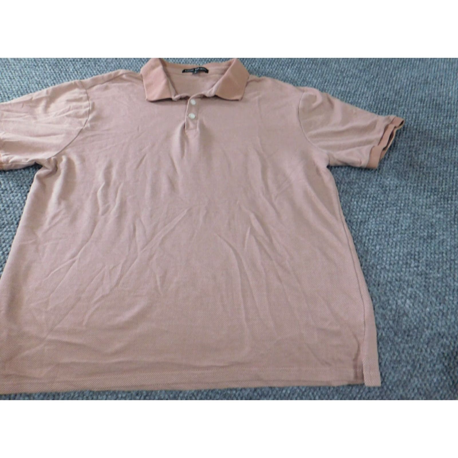 Vintage Robert Barakett Polo shirt XL Pink Stretch Classic Men Short Sleeve Golf Knit Cotton Polyester Logo Collared Vintage No Size US XL / EU 56 / 4 - 3 Thumbnail