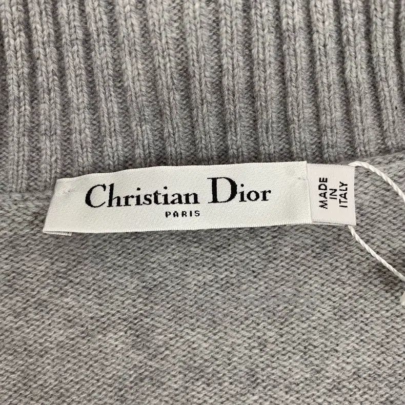 Dior Dior Gray striped five-pointed star logo letter inlaid woo Size S / US 4 / IT 40 - 5 Thumbnail