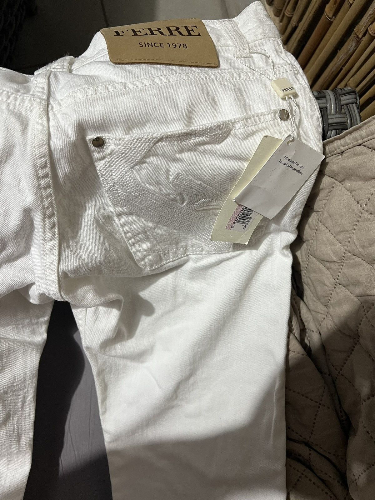 Gianfranco Ferre White jeans Size US 29 - 4 Thumbnail