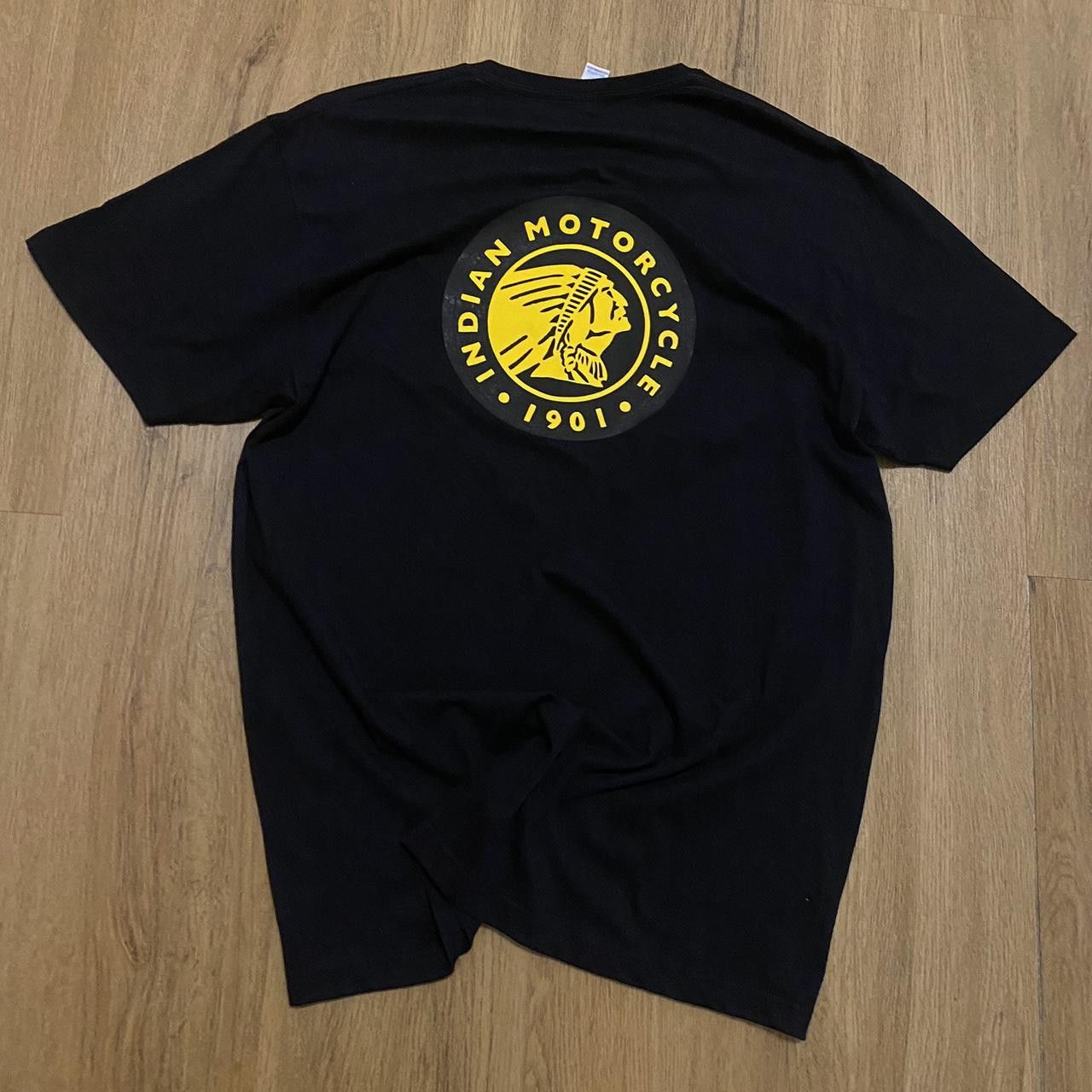Other Indian Motorcycle black cotton tee #bikerstyle Size US L / EU 52-54 / 3 - 1 Thumbnail