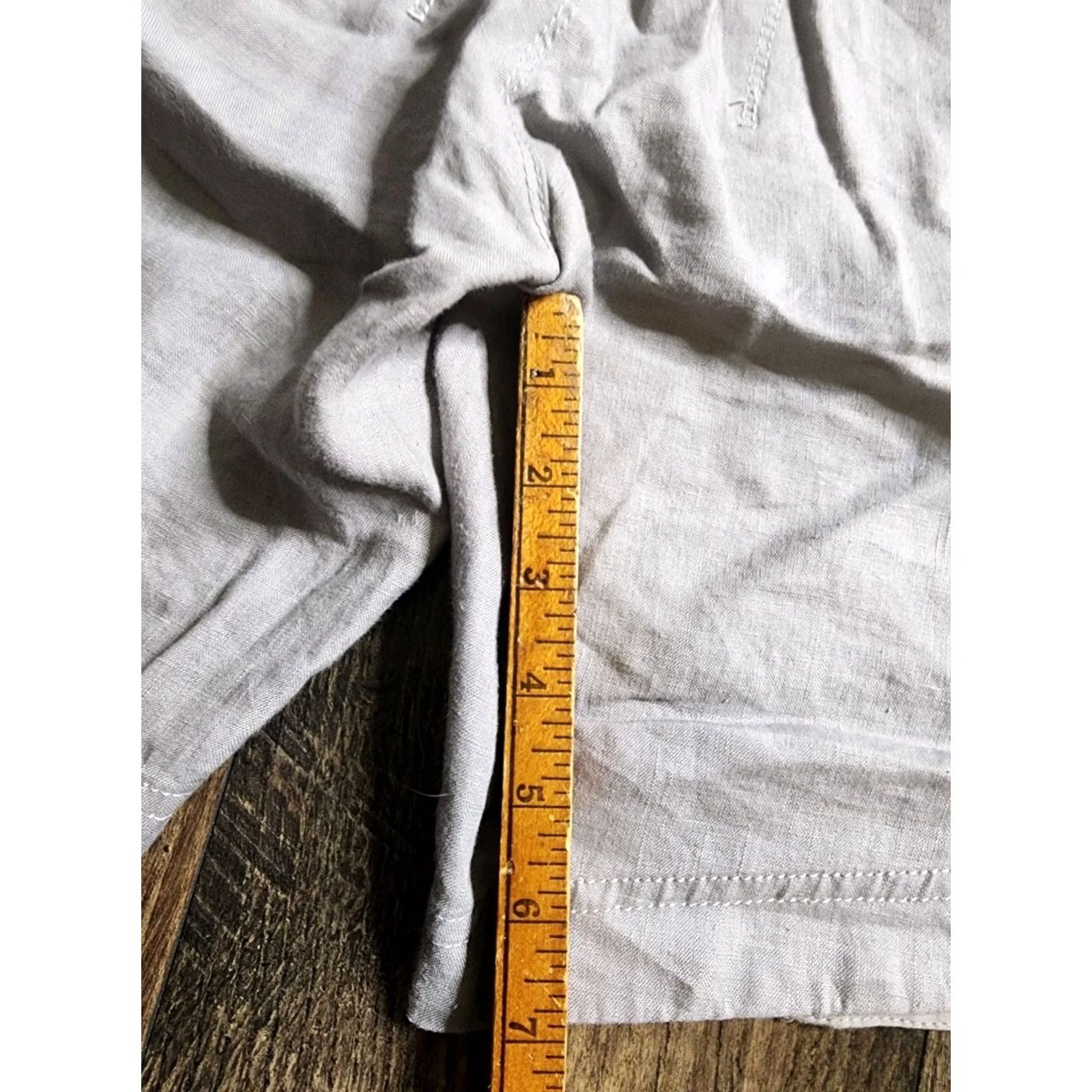 Athleta Athleta Womens 10 Gray Shorts 100% Linen NWT Regular Activewear Shorts Womens 10 Gray Linen Athletic Shorts Size 32" / US 10 / IT 46 - 3 Thumbnail