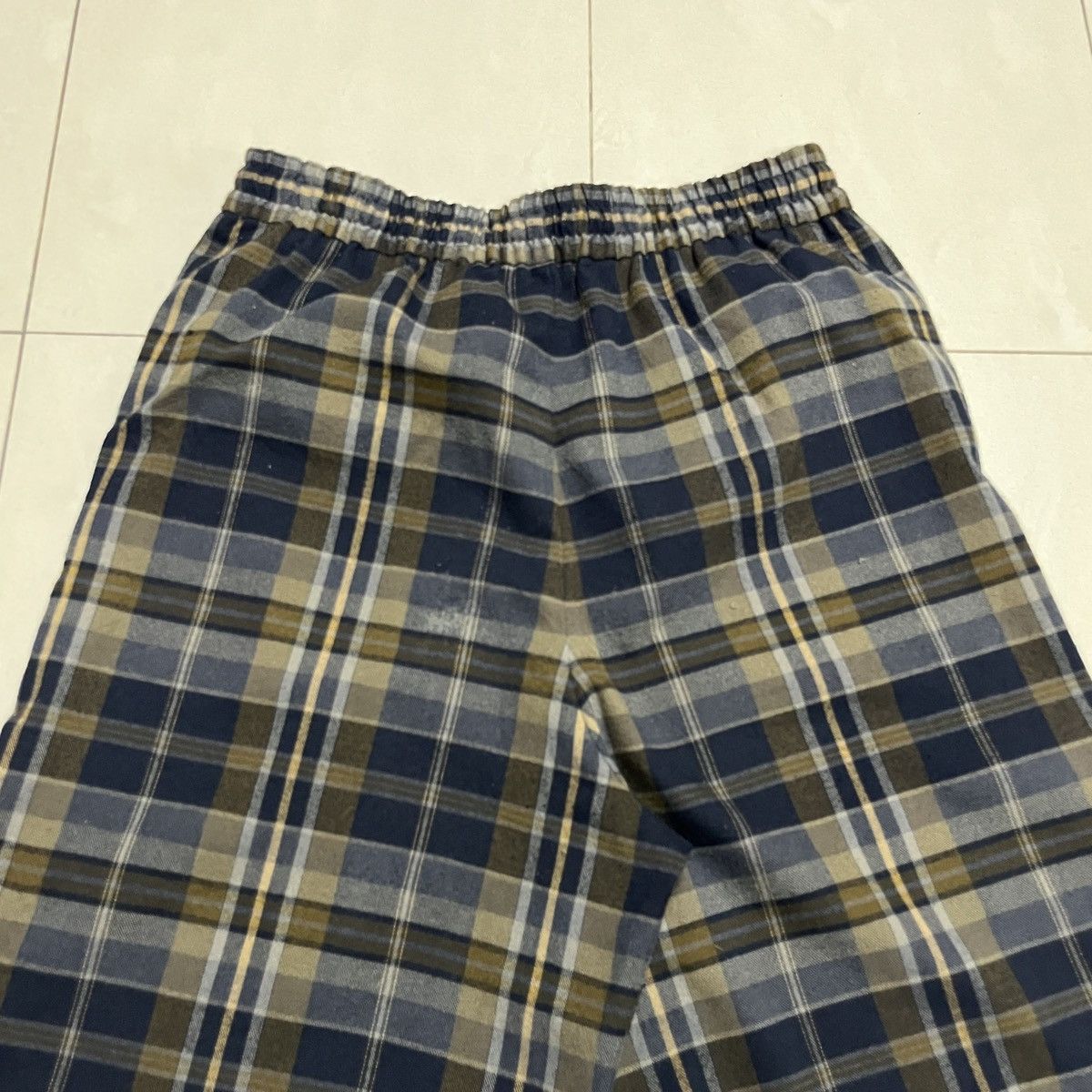 Designer × GU × Japanese Brand GU Checkered Baggy Pants/Trouser Size 27" / US 4 / IT 40 - 8 Thumbnail