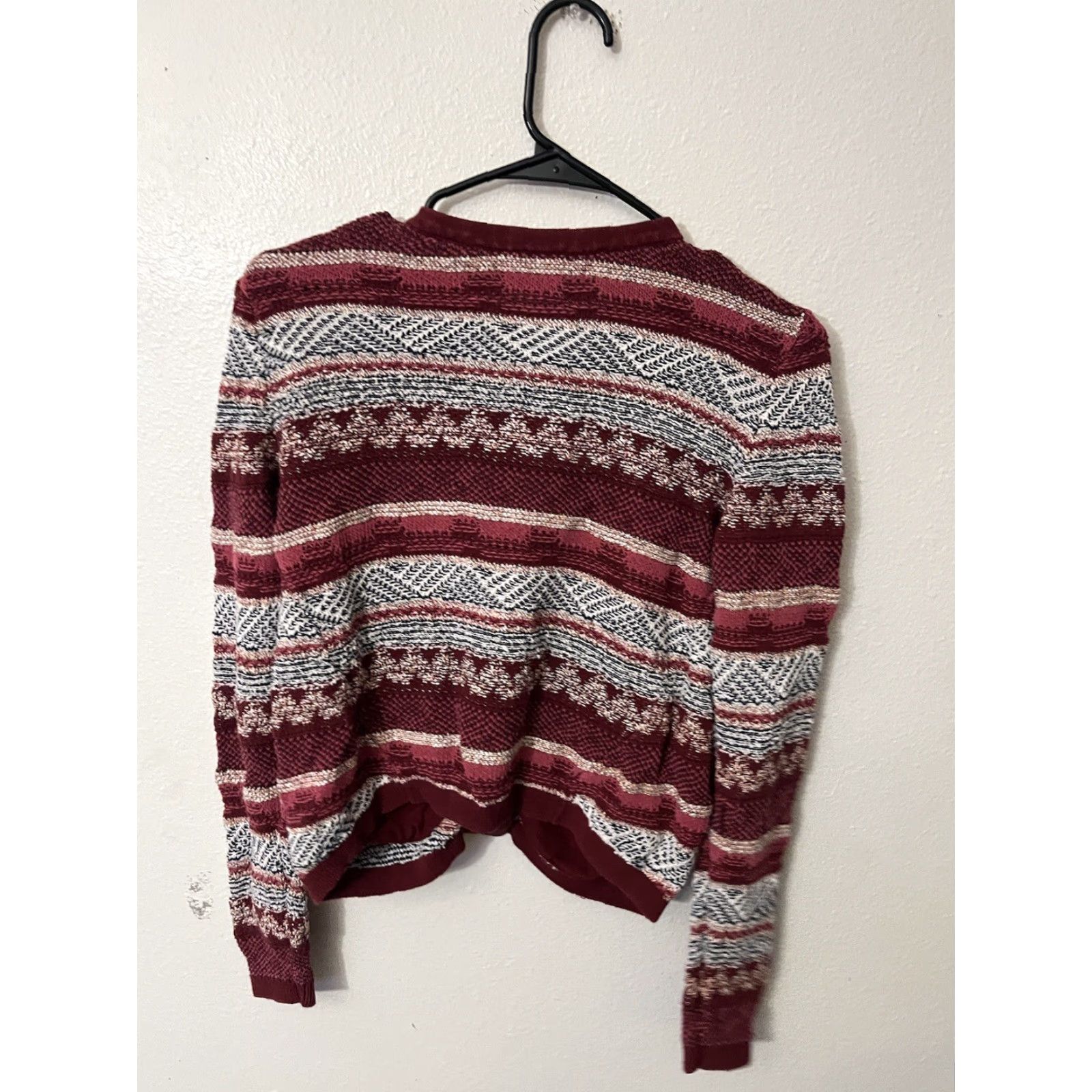 Ann Taylor LOFT Ann Taylor Full Zip Up Cardigan Sweater Red Womens Size Small Size S / US 4 / IT 40 - 3 Thumbnail