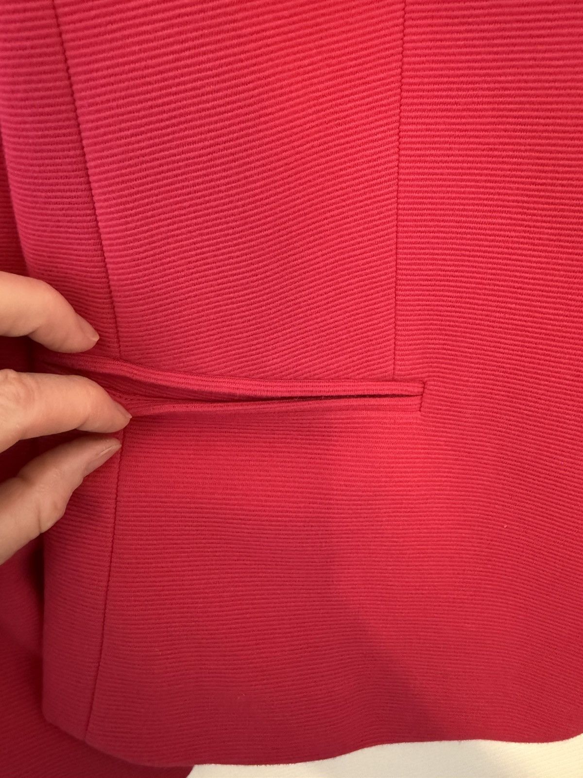 Ann Taylor Anne Taylor hot pink textured blazer single button lined Size M / US 6-8 / IT 42-44 - 6 Thumbnail