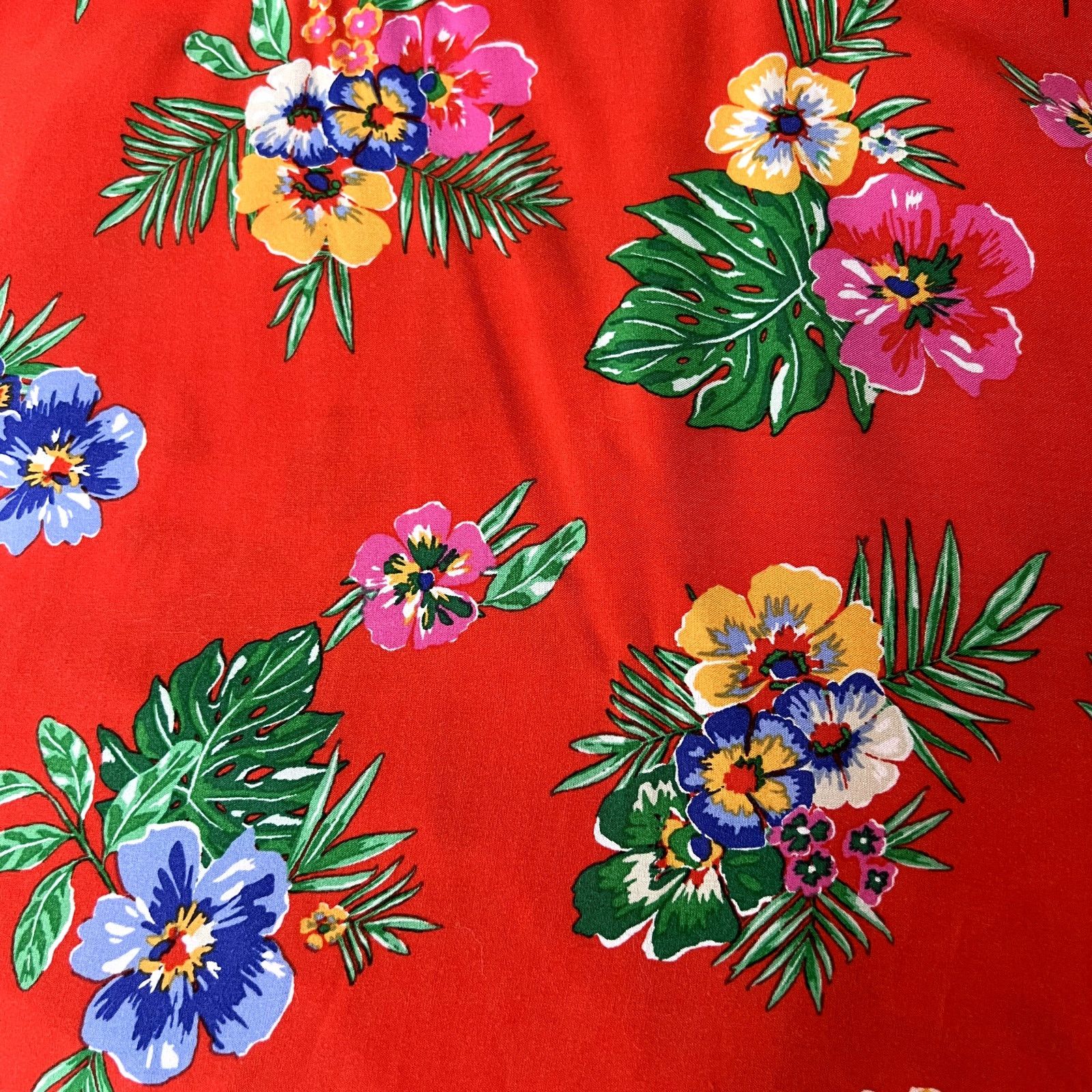 Old Navy Old Navy Orange Floral Sun Dress Size S / US 4 / IT 40 - 7 Thumbnail