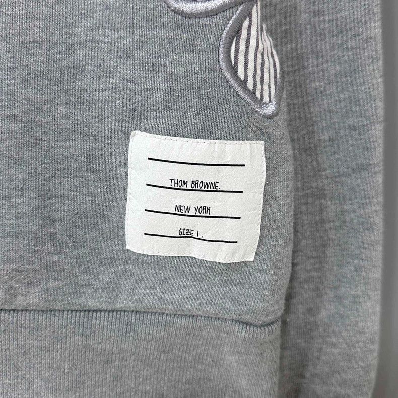 Thom Browne Thom Browne Floral gray sweatshirt 2505-Nextarrow Size US S / EU 44-46 / 1 - 5 Thumbnail