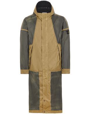 Stone Island Stone Island Mussola Gommata Hand Spray TC Coat Khaki Size US L / EU 52-54 / 3 - 8 Thumbnail