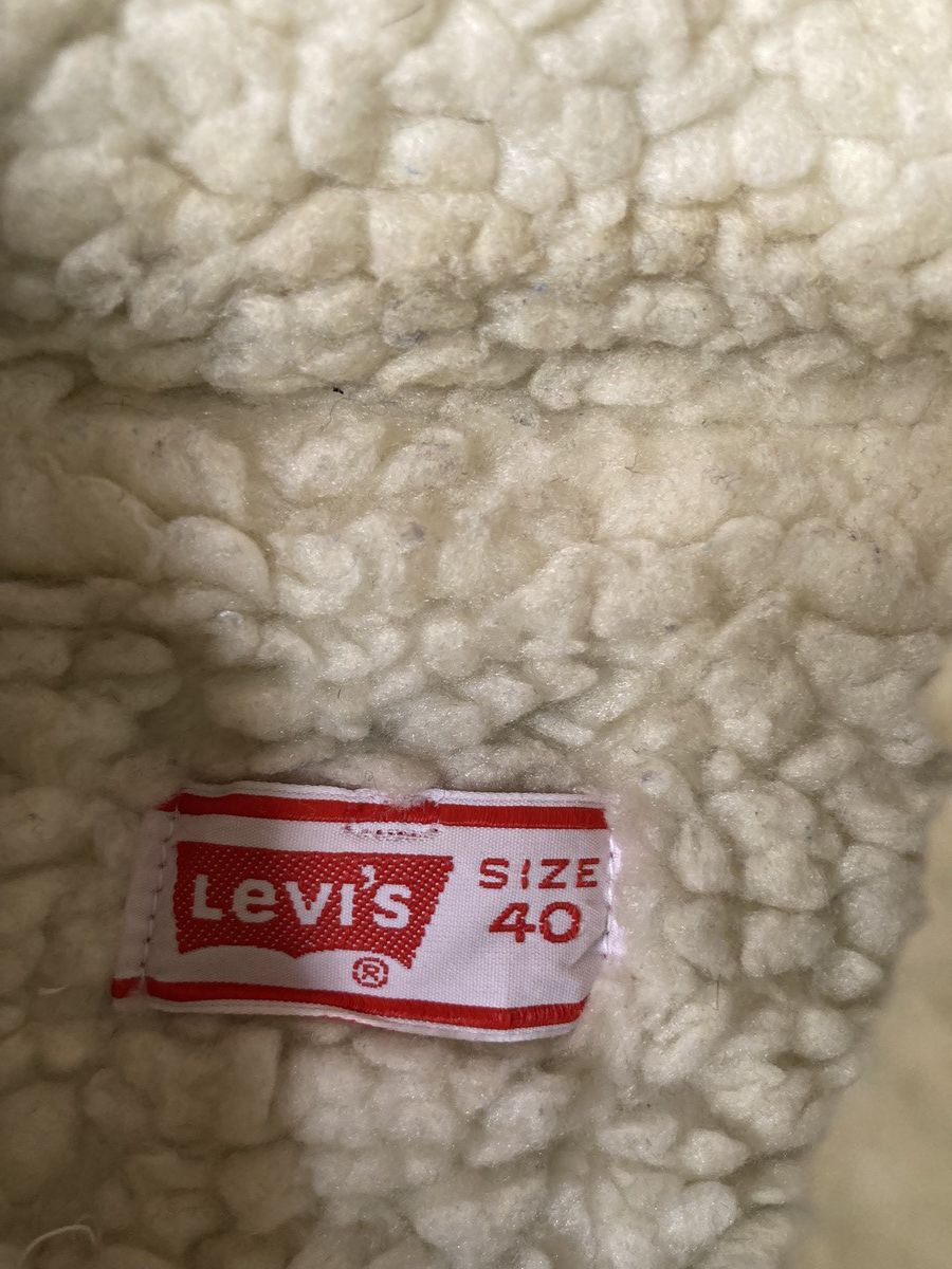 Levi's Vintage Clothing Vintage 70’s Levi’s Trucker Sherpa Jacket Orange Tab Size US L / EU 52-54 / 3 - 7 Thumbnail