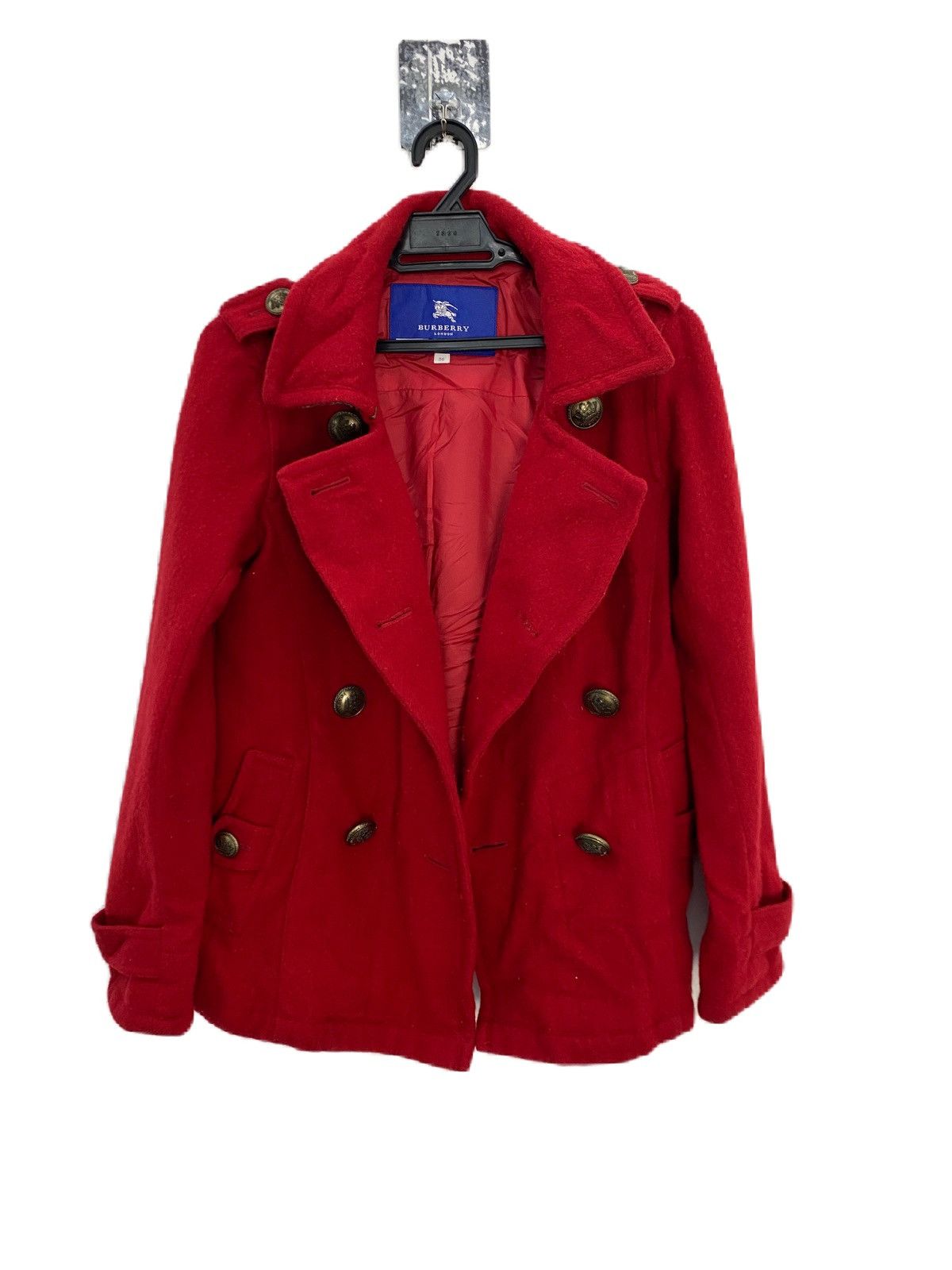 Burberry Prorsum Burberry Wool Peacoat Double Breasted Vintage Style Jacket Size XS / US 0-2 / IT 36-38 - 1 Thumbnail