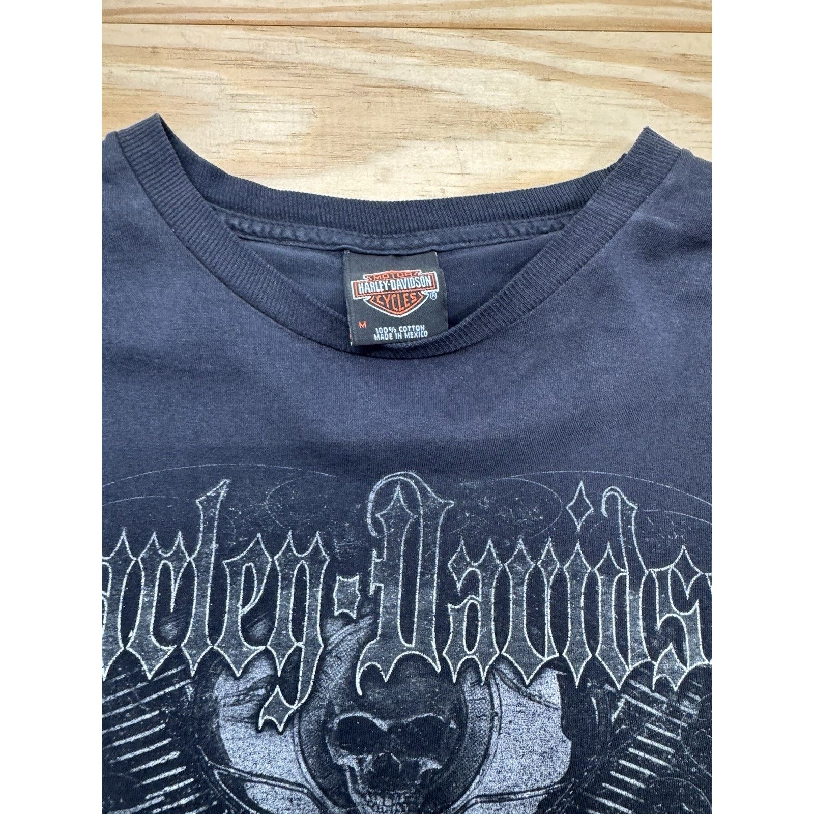 Harley Davidson Bald Eagle Harley-Davidson Marquette, MI Black T-Shirt Men M Size US M / EU 48-50 / 2 - 3 Thumbnail