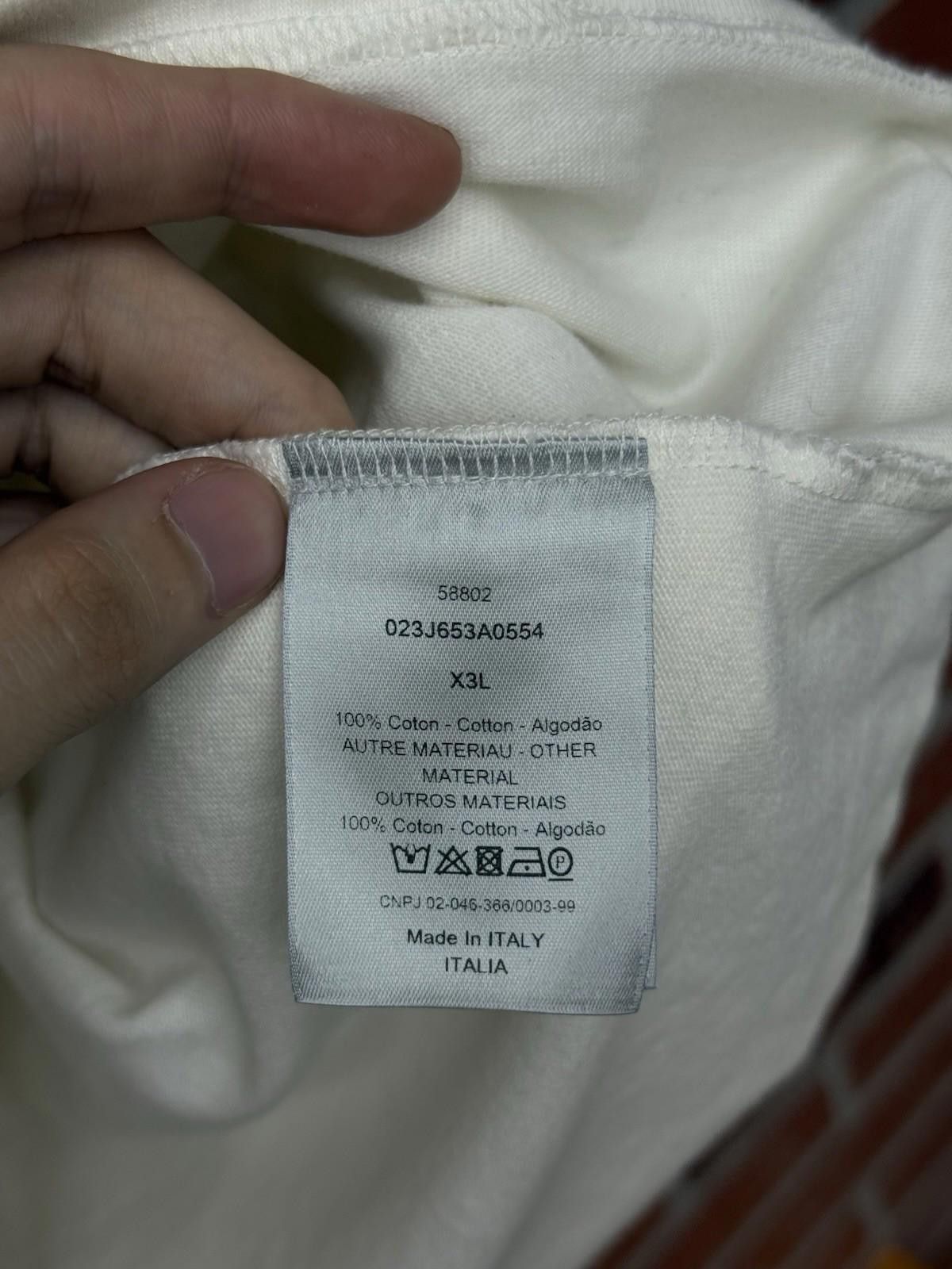 Dior Dior Mens Saddle Zipper Pocket Tee Shirt Size 3XL White Size US XXL / EU 58 / 5 - 9 Thumbnail