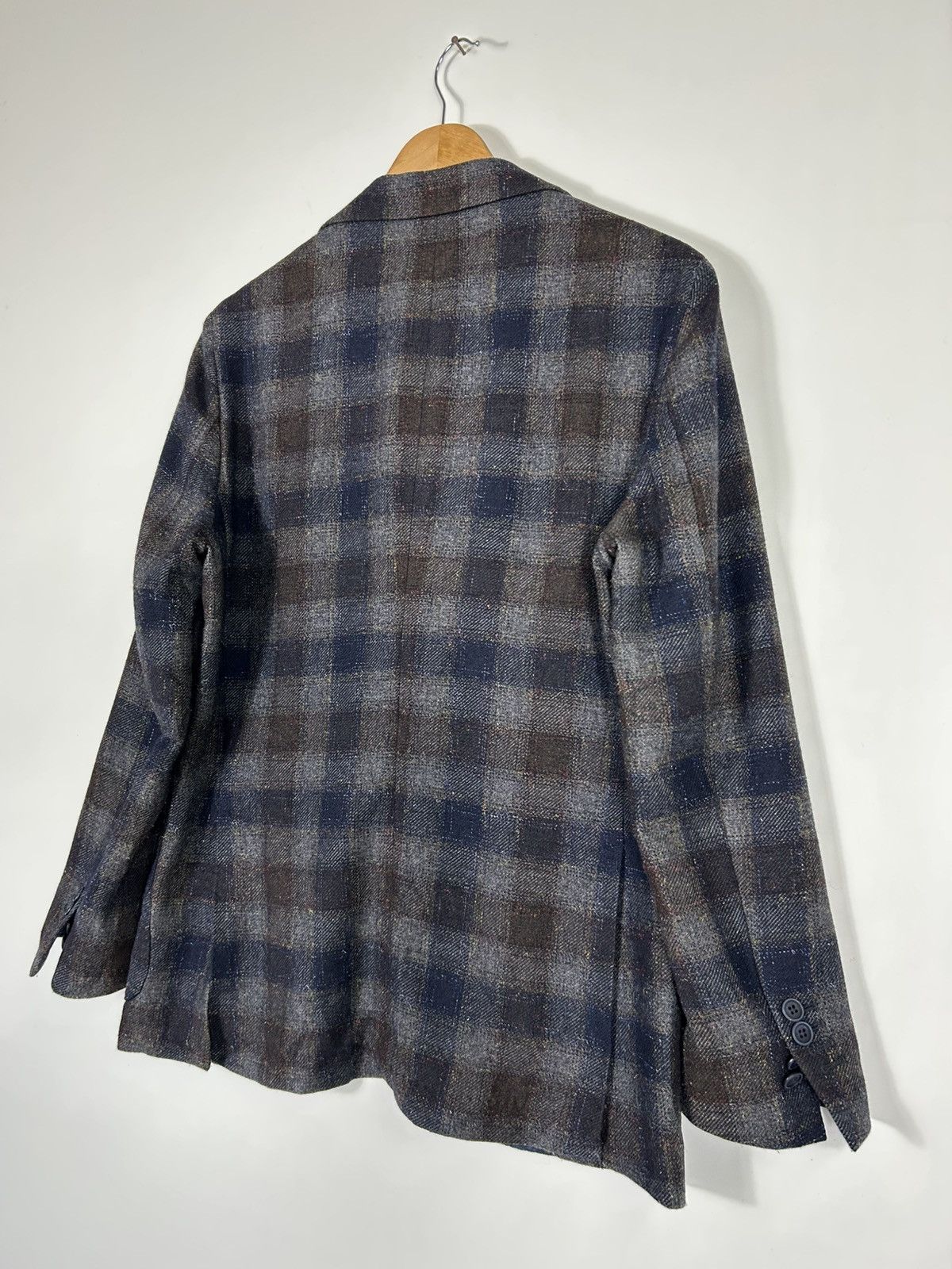 Designer 🔥51 CINQUANTUNO Italian Wool Luxury Flannel Sport Coat Size US M / EU 48-50 / 2 - 17 Thumbnail