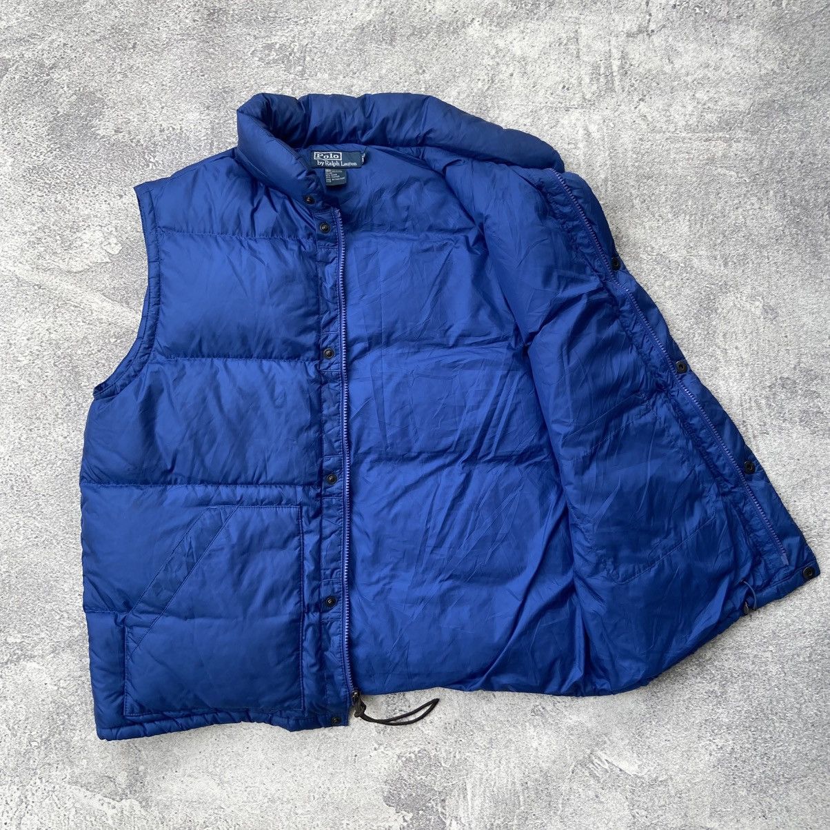 Polo Ralph Lauren 1990s Polo Ralph Lauren - Snap Button Puffer Down Vest Size US L / EU 52-54 / 3 - 3 Thumbnail