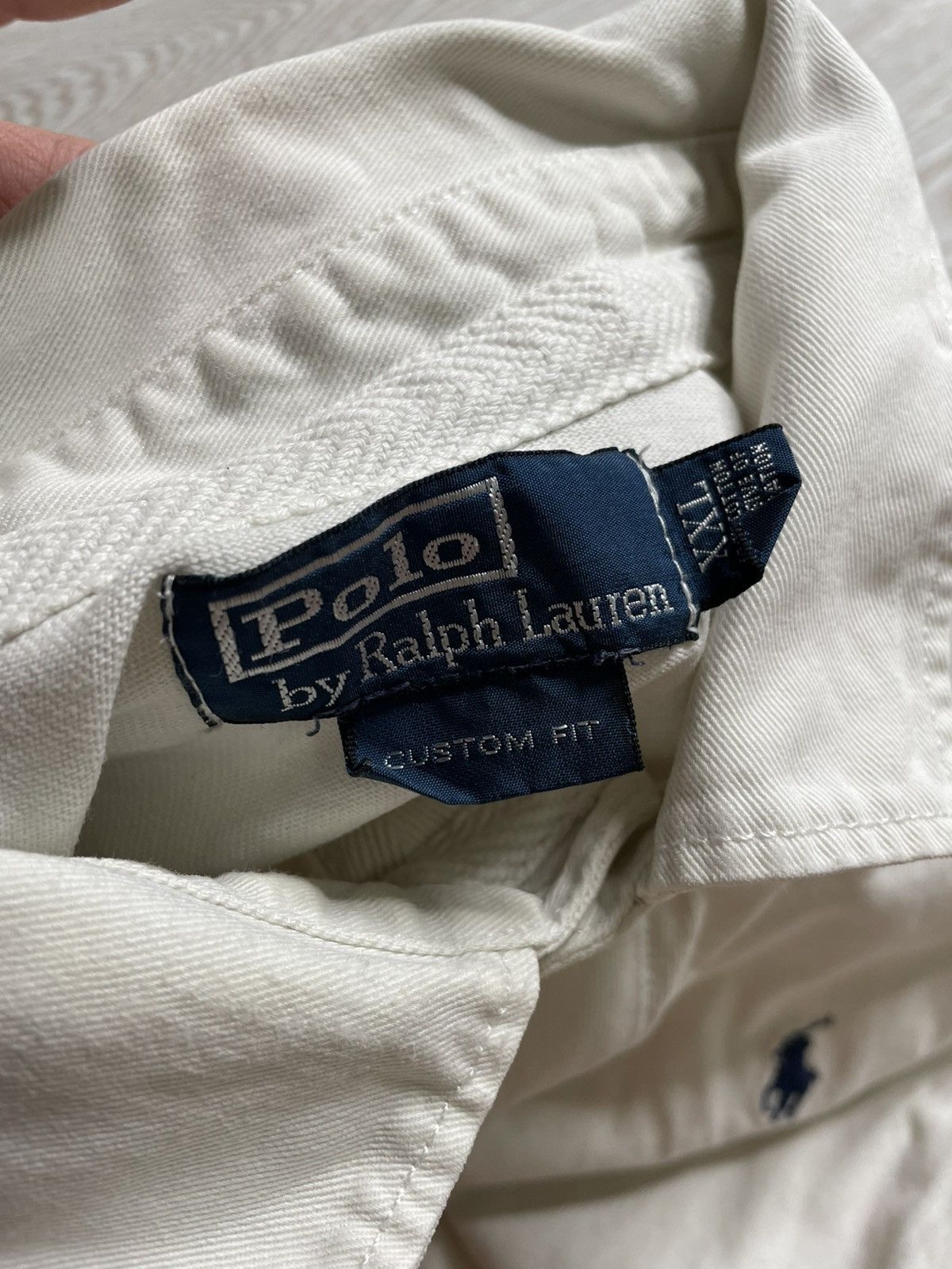 Polo Ralph Lauren × Vintage Vintage 90s Y2K Polo Ralph Lauren White Rugby shirt size xxl Size US XXL / EU 58 / 5 - 12 Thumbnail