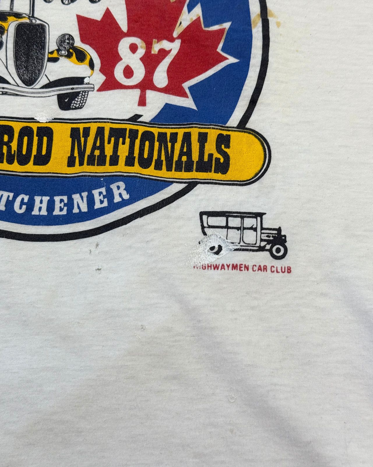 Vintage Vintage 1987 Canadian Street Rod Nationals Ringer T-Shirt M Size US M / EU 48-50 / 2 - 6 Thumbnail