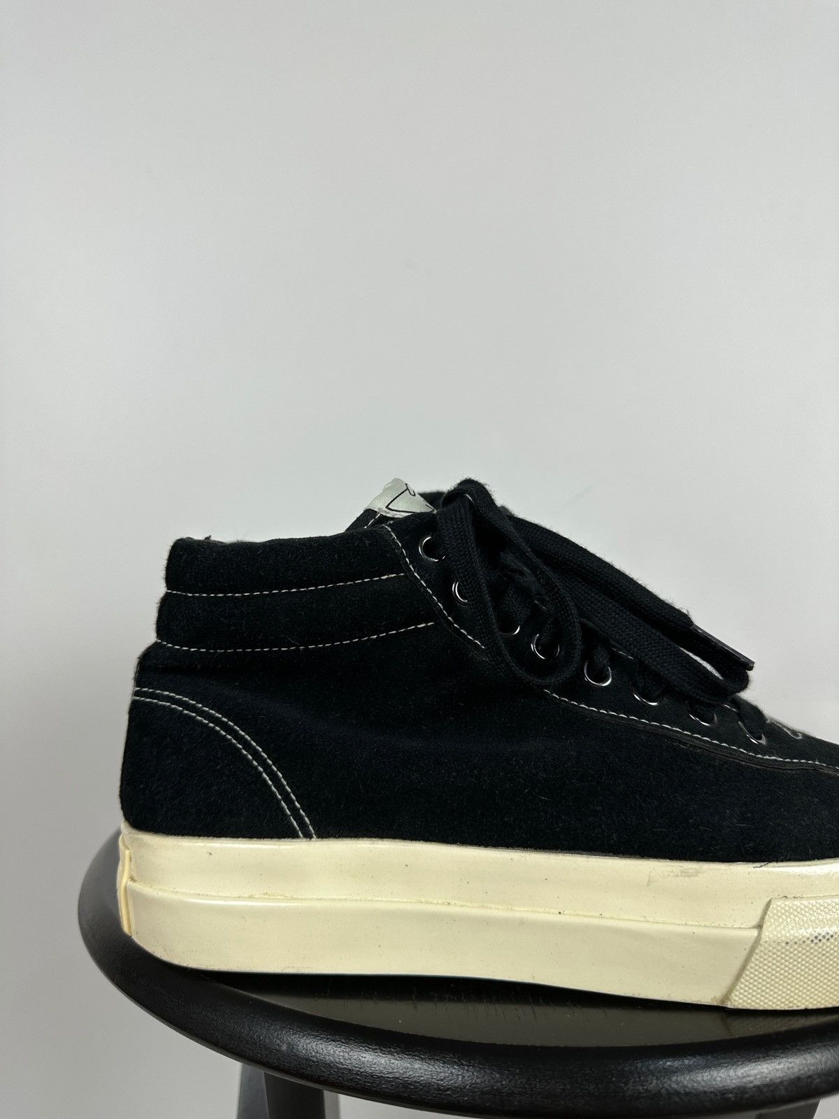 Stepney Workers Club Stepney Workers Club Black Suede Hi-Top Sneakers Size US 7 / EU 40 - 16 Thumbnail