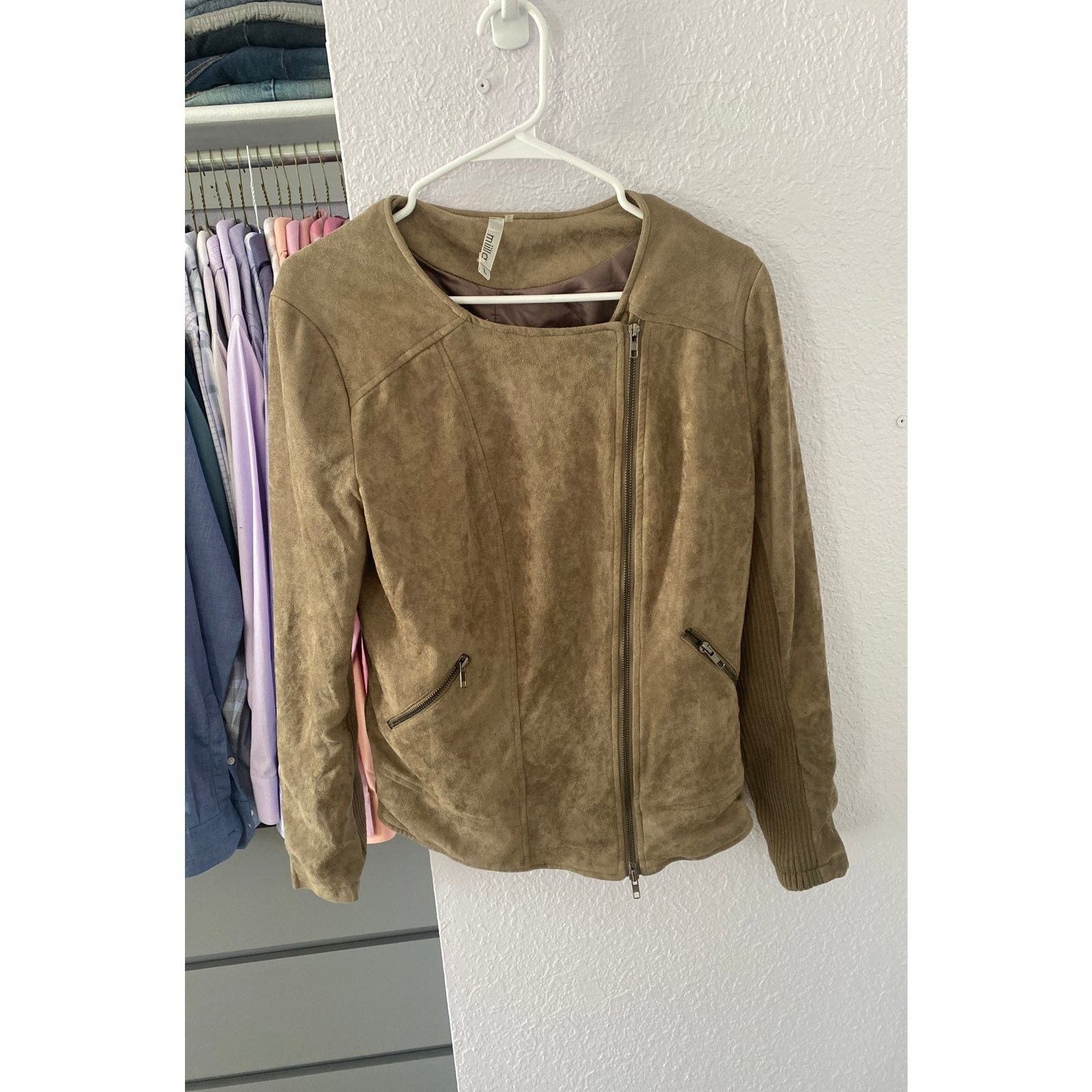 Other Milla Faux Suede Jacket Size L / US 10 / IT 46 - 1 Thumbnail
