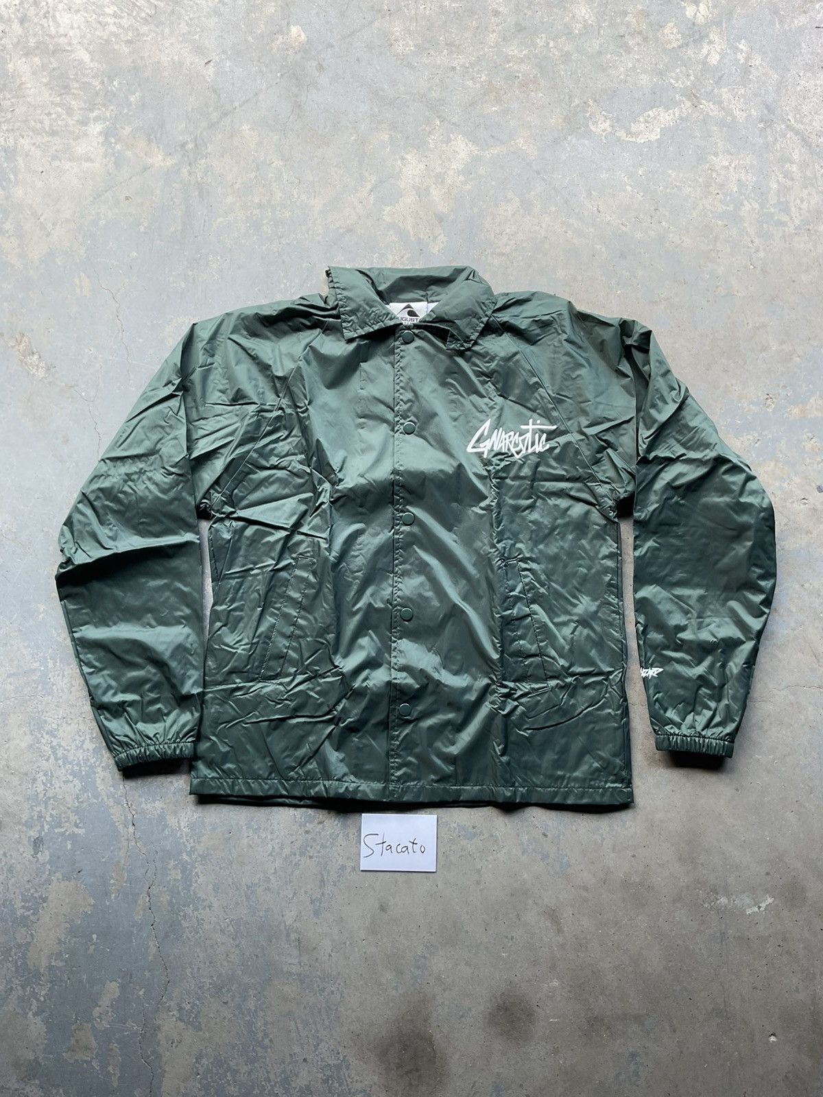 Gnarcotic Gnarcotic Lil Gnar Fire Hazard Windbreaker Green Size US S / EU 44-46 / 1 - 1 Thumbnail