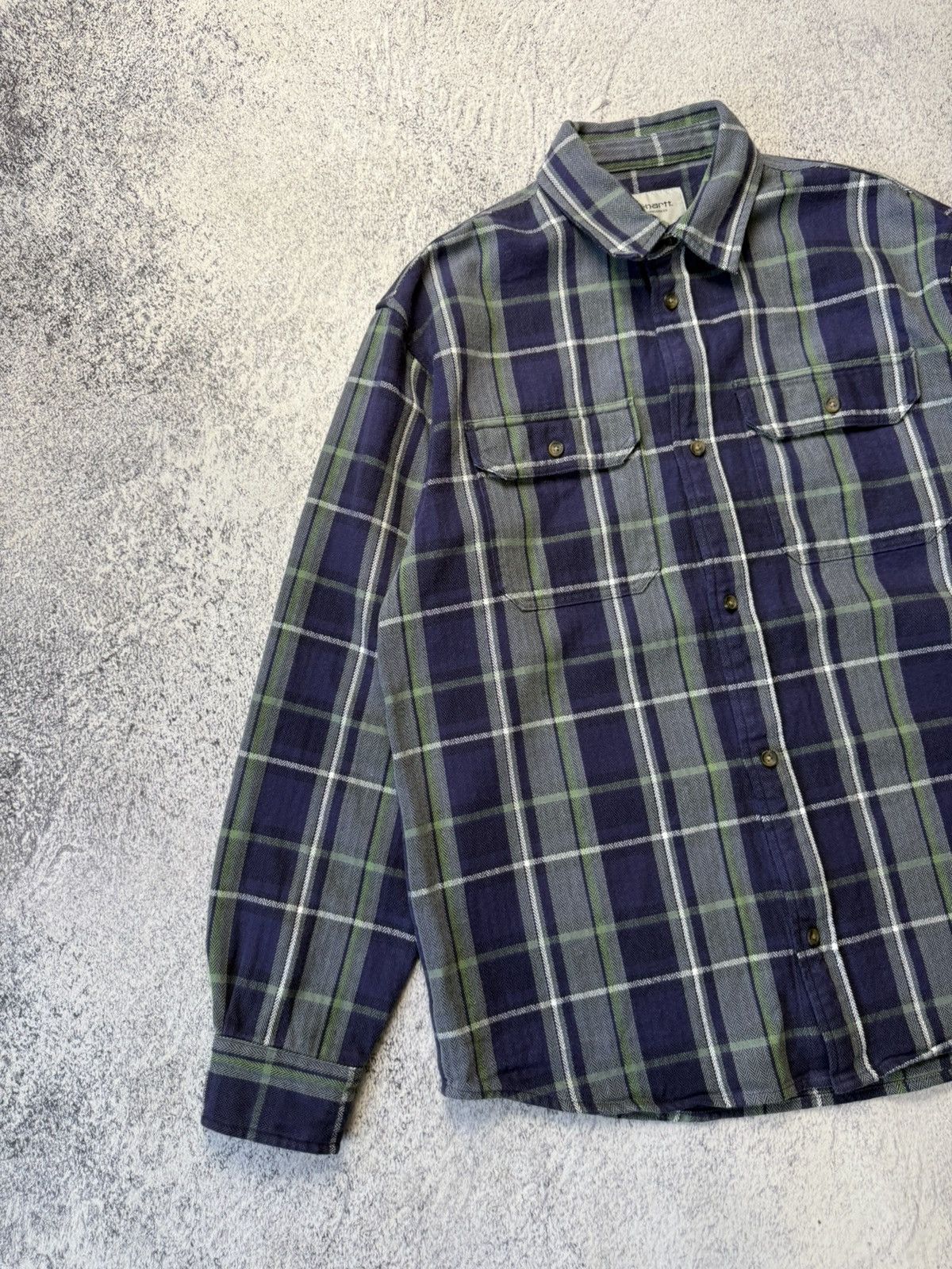 Carhartt Vintage Carhartt Flannel Jacket USA Y2K Size US L / EU 52-54 / 3 - 6 Thumbnail