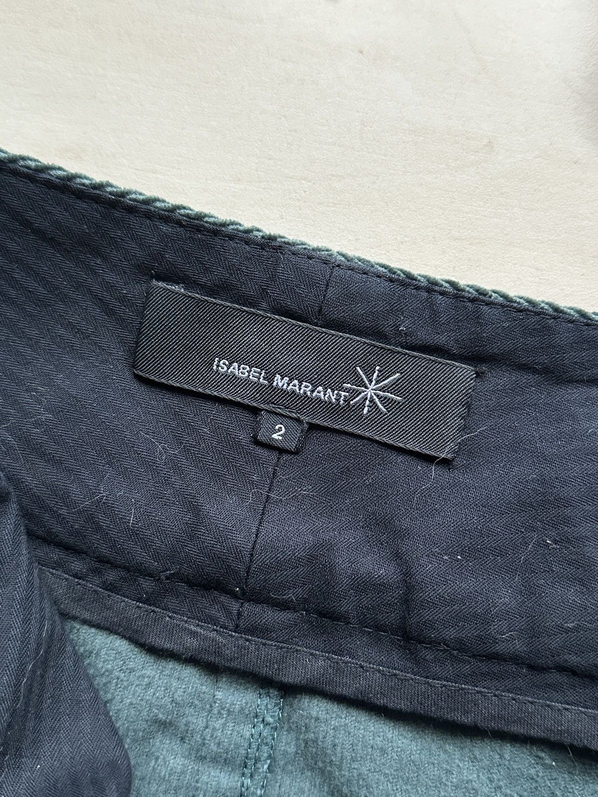 Isabel Marant × Vintage Isabel Marant Vintage Corduroy Wrap Asymmetrical Mini Skirt Size 26" / US 2 / IT 38 - 7 Thumbnail