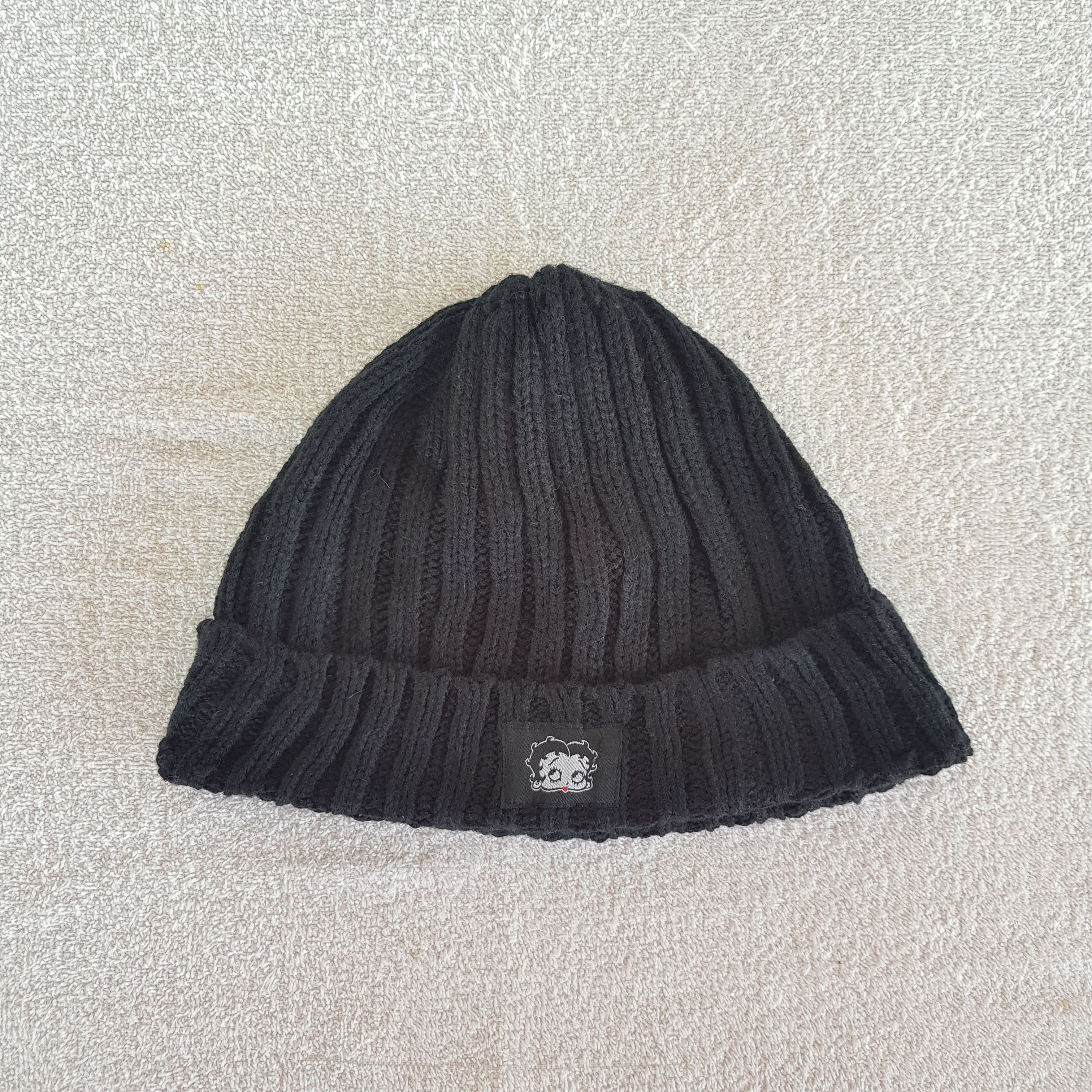 Cartoon Network Vintage Betty Boop Beanie Isle Ribbed Knit Snow Caps Hats. Size ONE SIZE - 5 Thumbnail