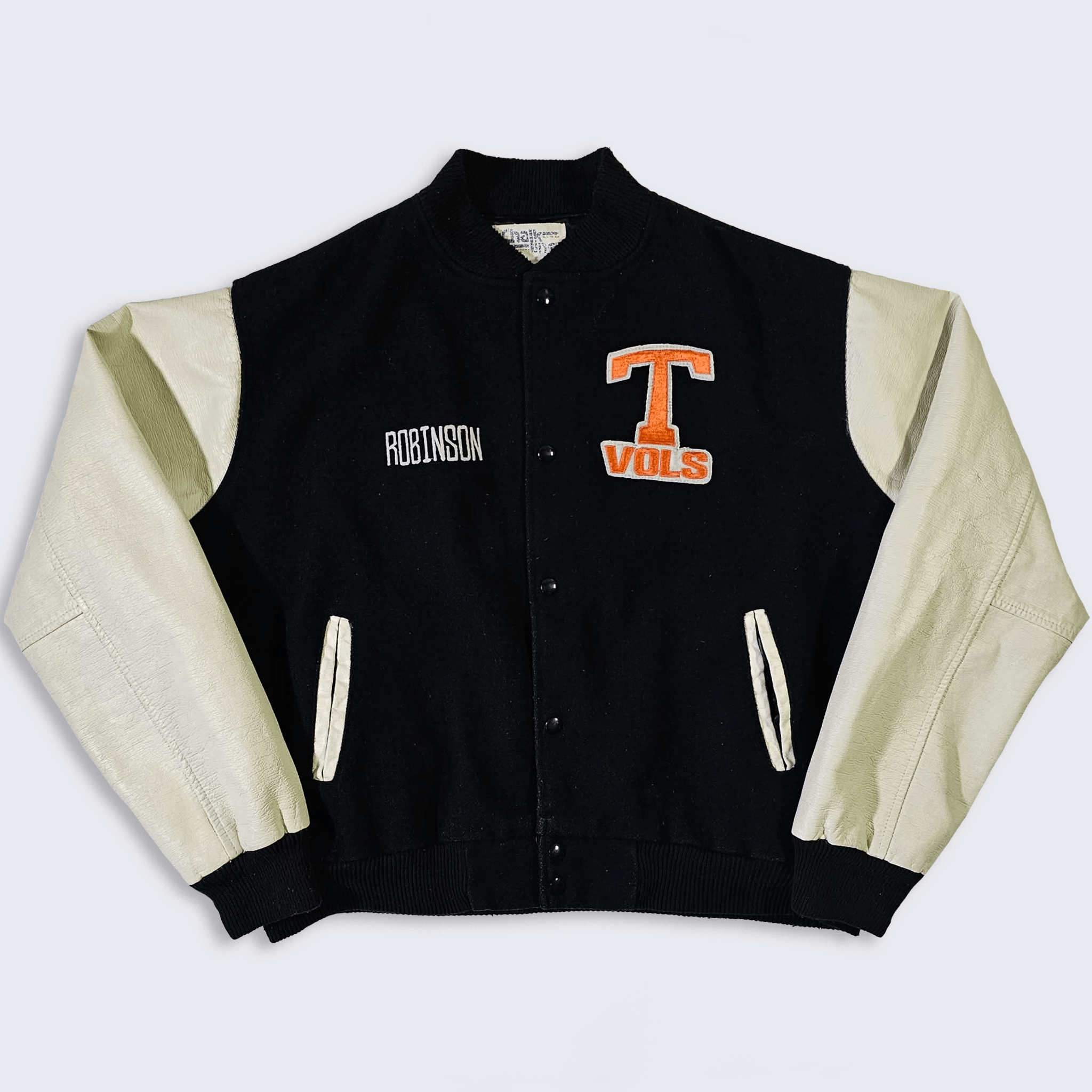 NCAA Tennessee Volunteers Vintage 80s Chalk Line Varsity Jacket Size US XL / EU 56 / 4 - 2 Thumbnail