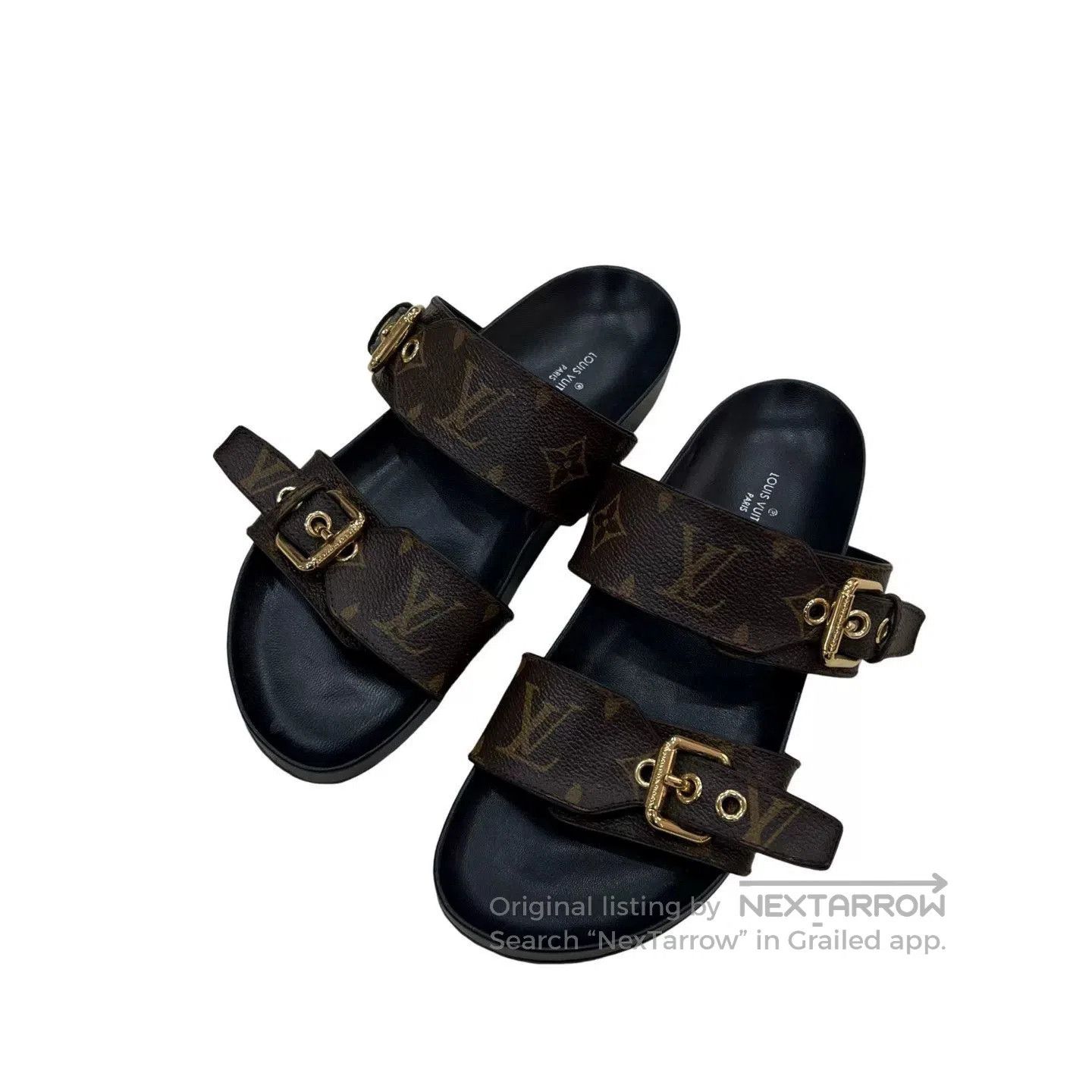 Louis Vuitton Louis Vuitton Monogram Slippers. Size US 4 / IT 34 - 1 Thumbnail