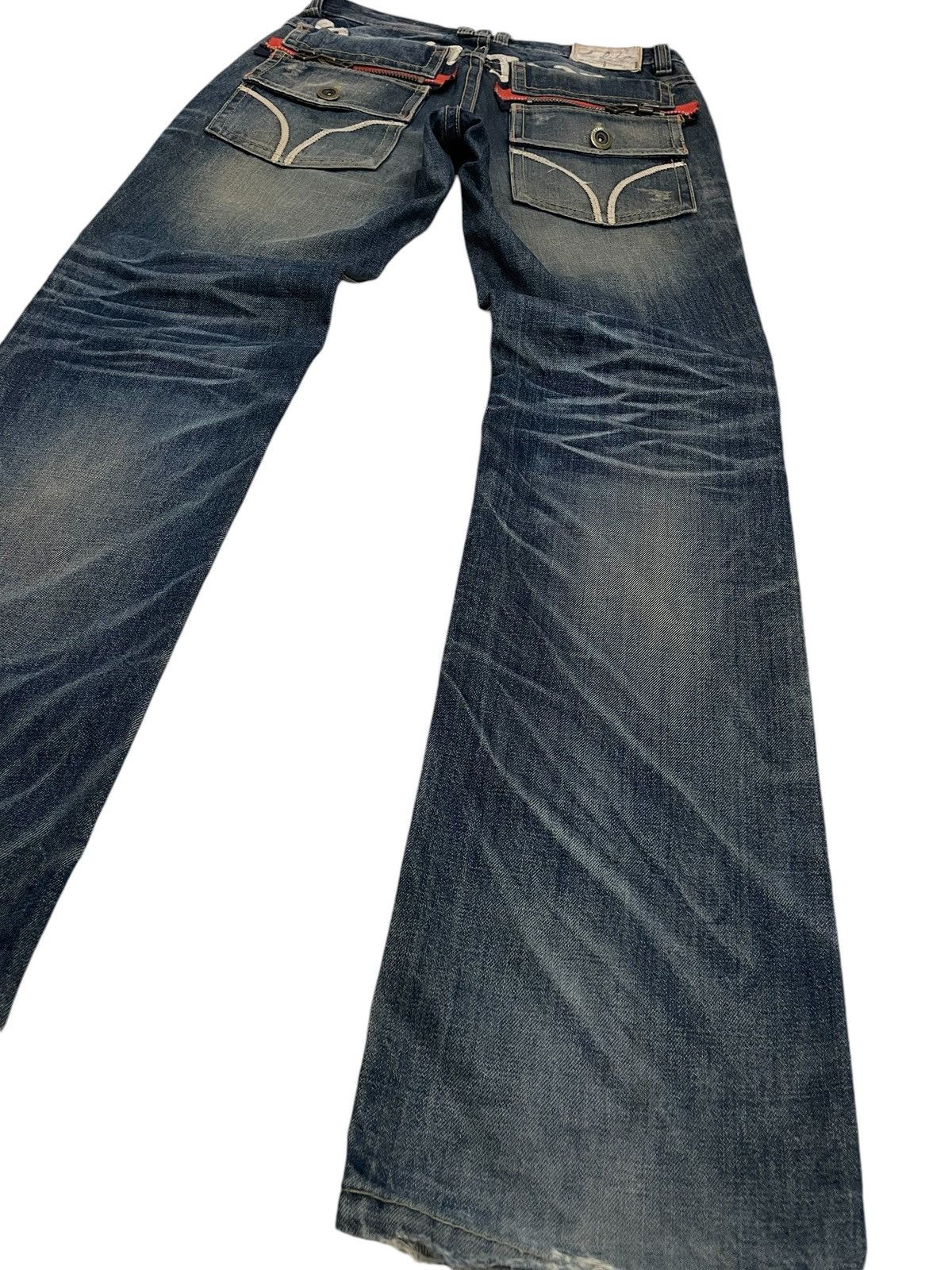 If Six Was Nine Lolita Muddy Whisker Distressed Denim Pants Size US 30 / EU 46 - 17 Thumbnail
