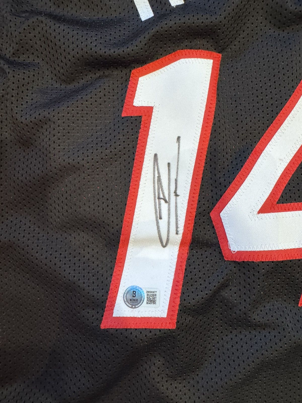 NBA Autographed Tyler Herro Jersey (Beckett Witnessed) Size US XL / EU 56 / 4 - 3 Thumbnail