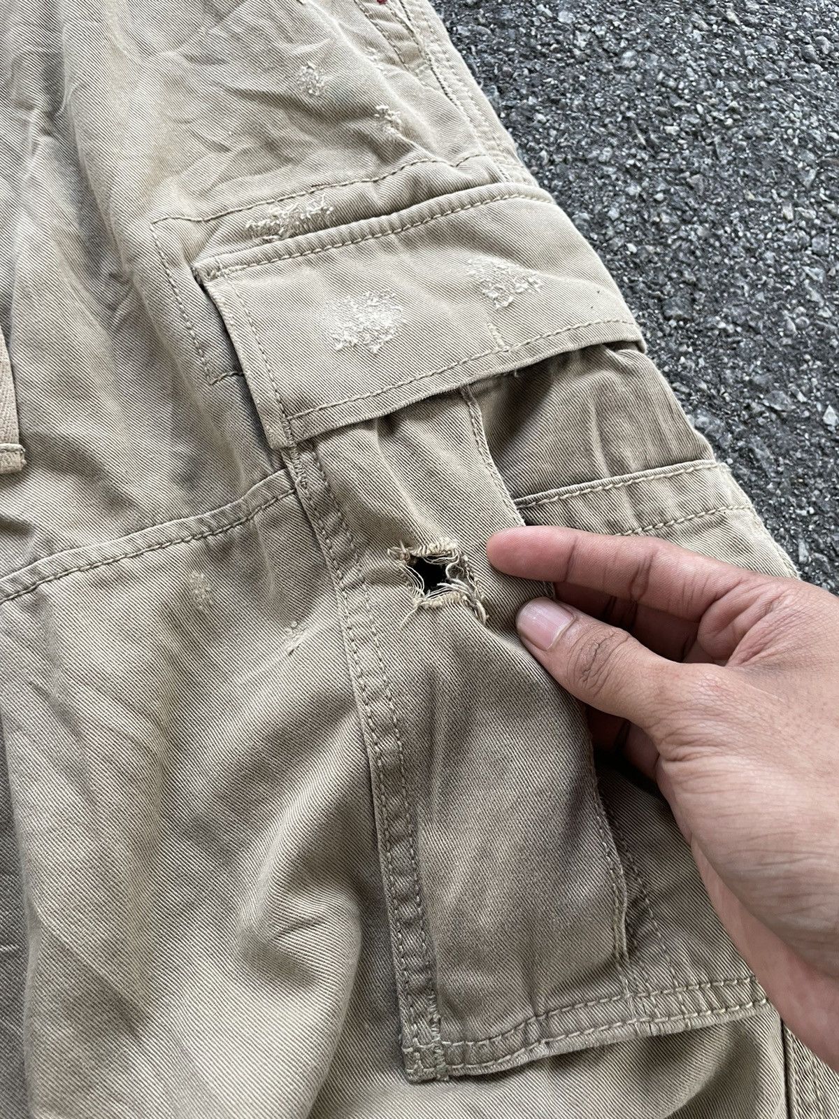 Japanese Brand × Vintage Levis Khakis Cargo Pant Size US 34 / EU 50 - 6 Thumbnail