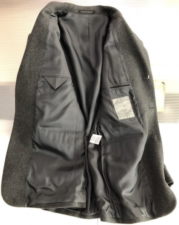 Yohji Yamamoto YYPH vintage grey wool/cashmere sport coat S NEW Size 42R - 5 Thumbnail