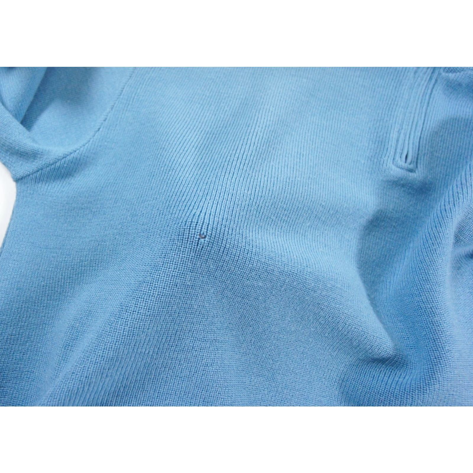 Paul & Shark VINTAGE Paul & Shark Men's Sweater XL Blue 1/4 Zip Pullover Knit Outdoor Casual Size US XL / EU 56 / 4 - 4 Thumbnail