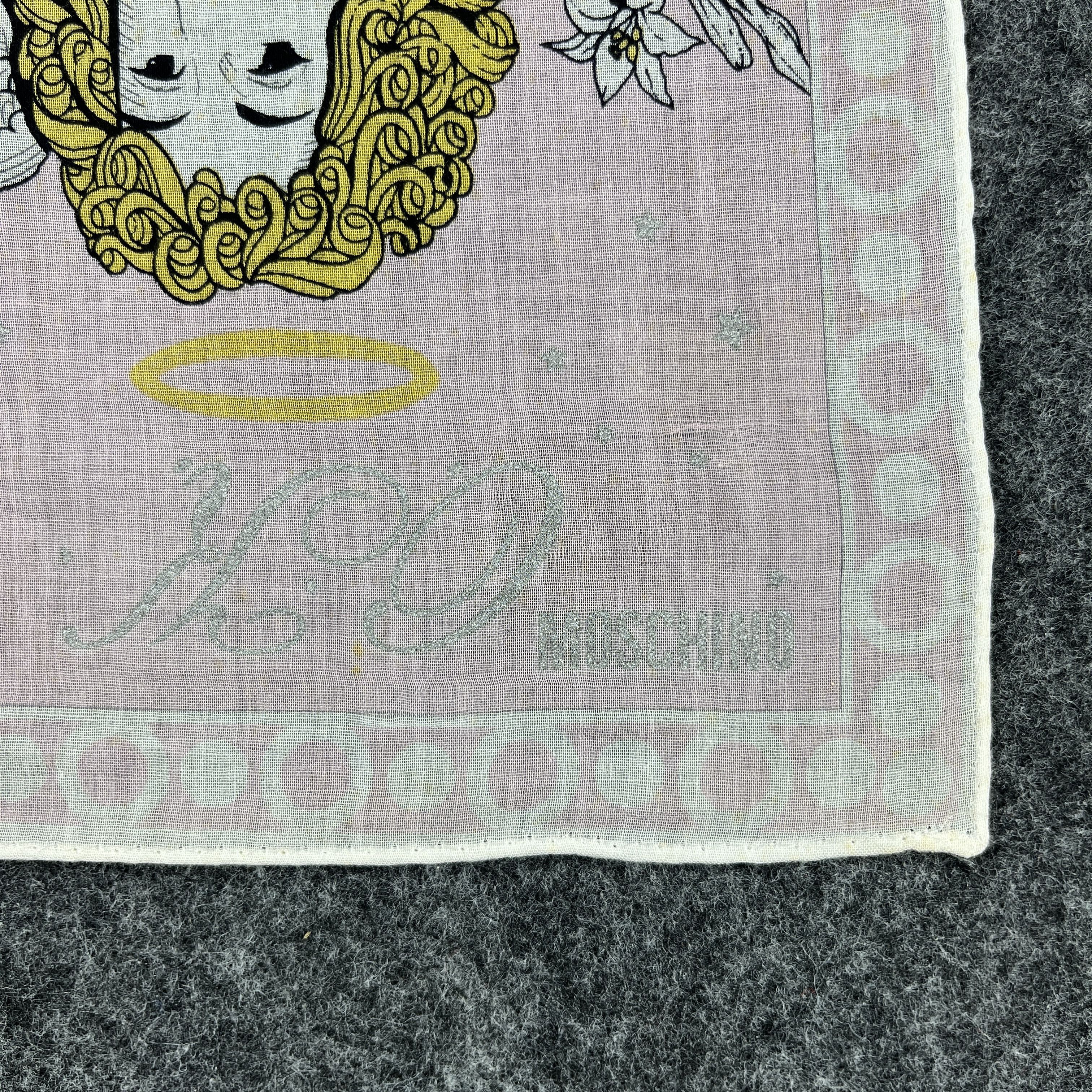 Moschino × Vintage Vintage Moschino Handkerchief / Bandana / Neckerchief B317 Size ONE SIZE - 2 Thumbnail