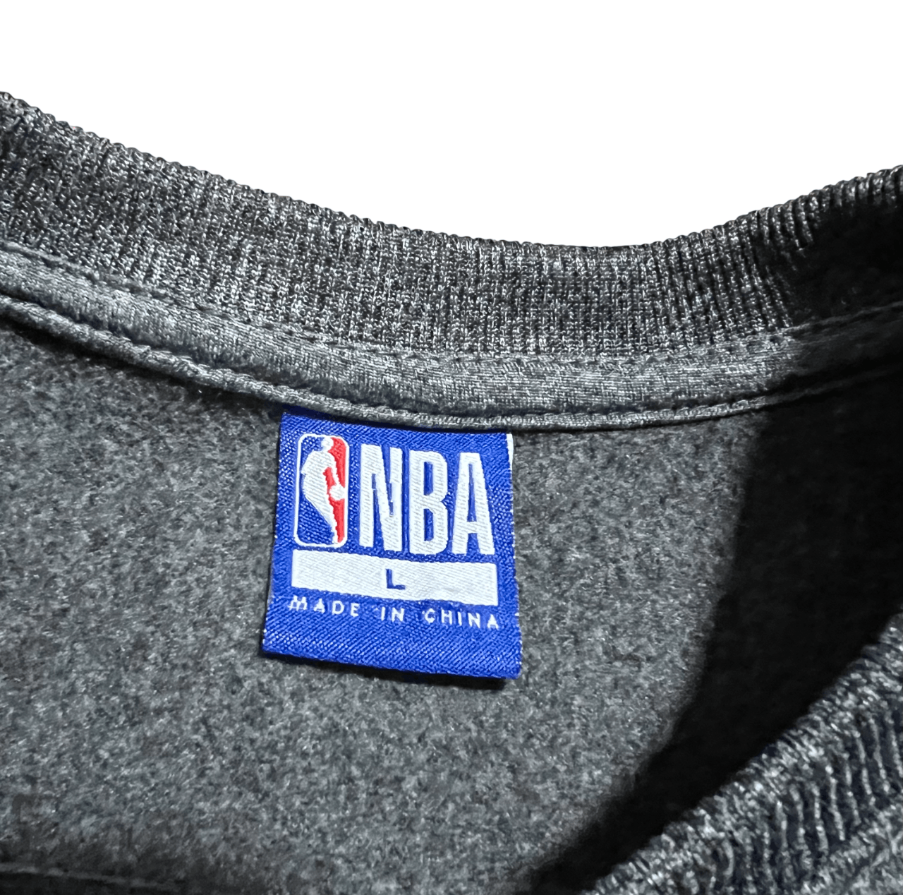 NBA NBA Black & Gray Embroidered Crew Neck Sweatshirt Size US L / EU 52-54 / 3 - 4 Thumbnail