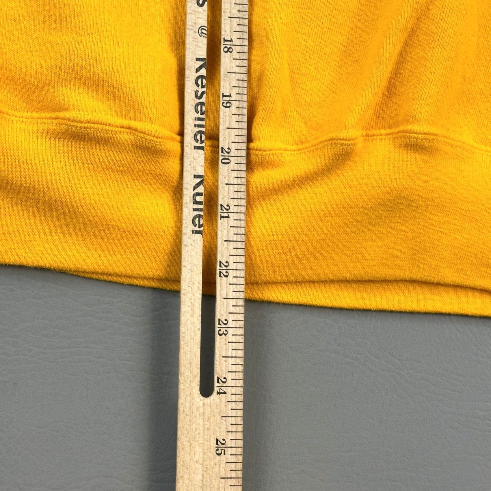 Vintage VINTAGE The Cotton Exchange Hoodie Mens M Yellow Pullover USA Made Y2K Size US M / EU 48-50 / 2 - 6 Thumbnail