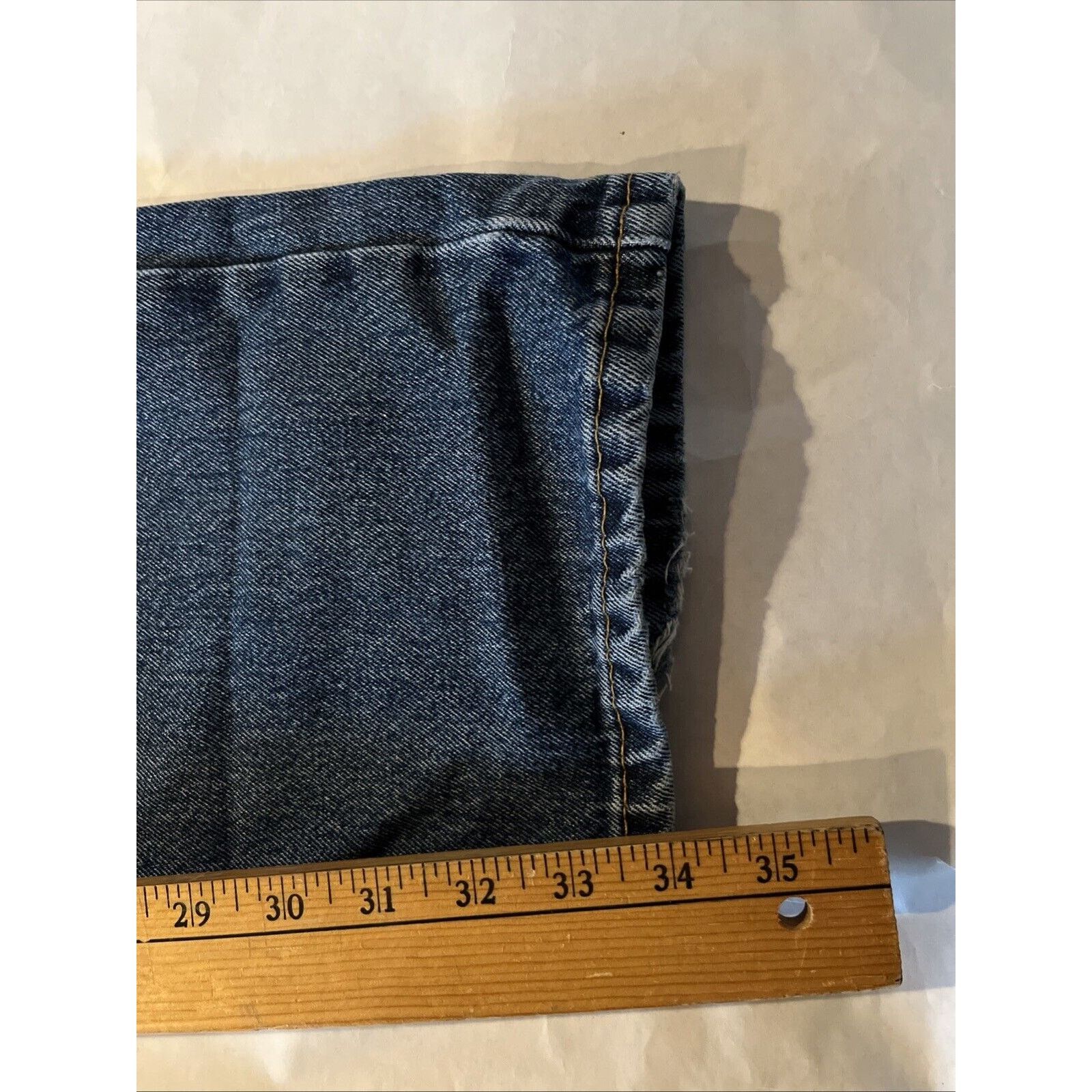 Levi's Levi’s 505 Jeans Men’s 38x34 Reg Straight Denim Cotton Blue Size US 38 / EU 54 - 5 Thumbnail