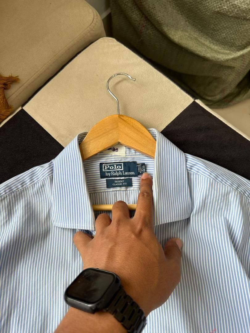 Polo Ralph Lauren × Ralph Lauren × Vintage POLO RALPH LAUREN STRIPE SHIRT Size US XXL / EU 58 / 5 - 5 Thumbnail