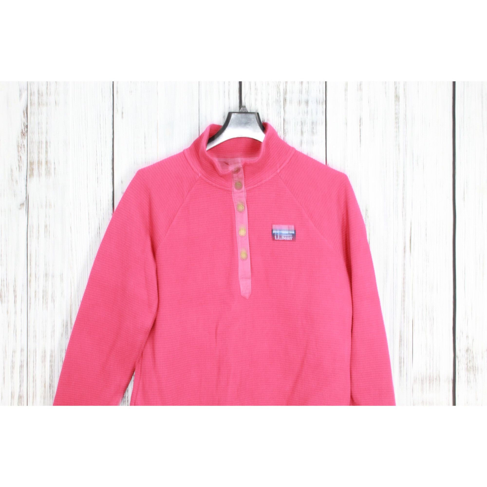 L.L. Bean LL Bean Lakewashed Double-Knit Quarter Snap Pullover S Size S / US 4 / IT 40 - 2 Thumbnail