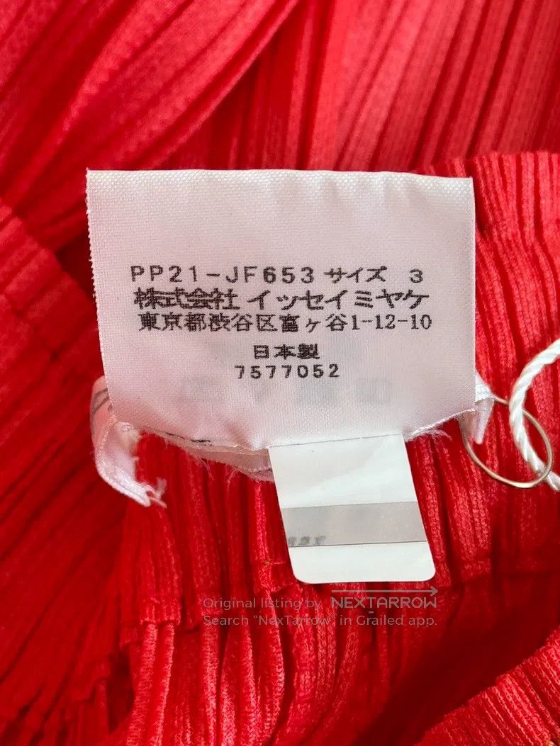 Issey Miyake Issey Miyake size:3 Red Pants Size 22" - 4 Thumbnail