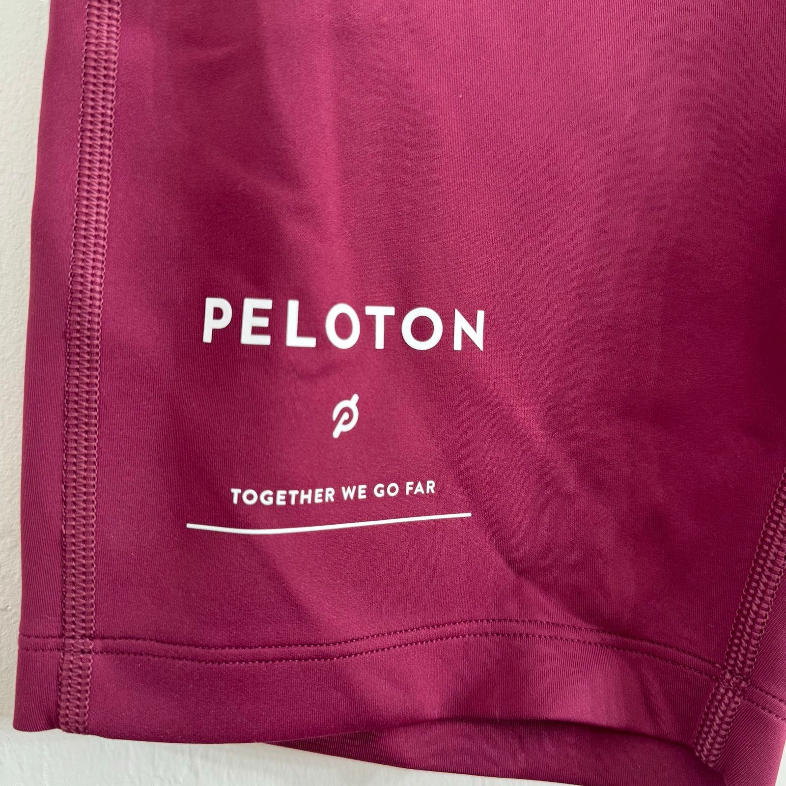 Peloton Peloton 7” Move Mission Bike Shorts Size Small Maroon Size 27" / US 4 / IT 40 - 3 Thumbnail